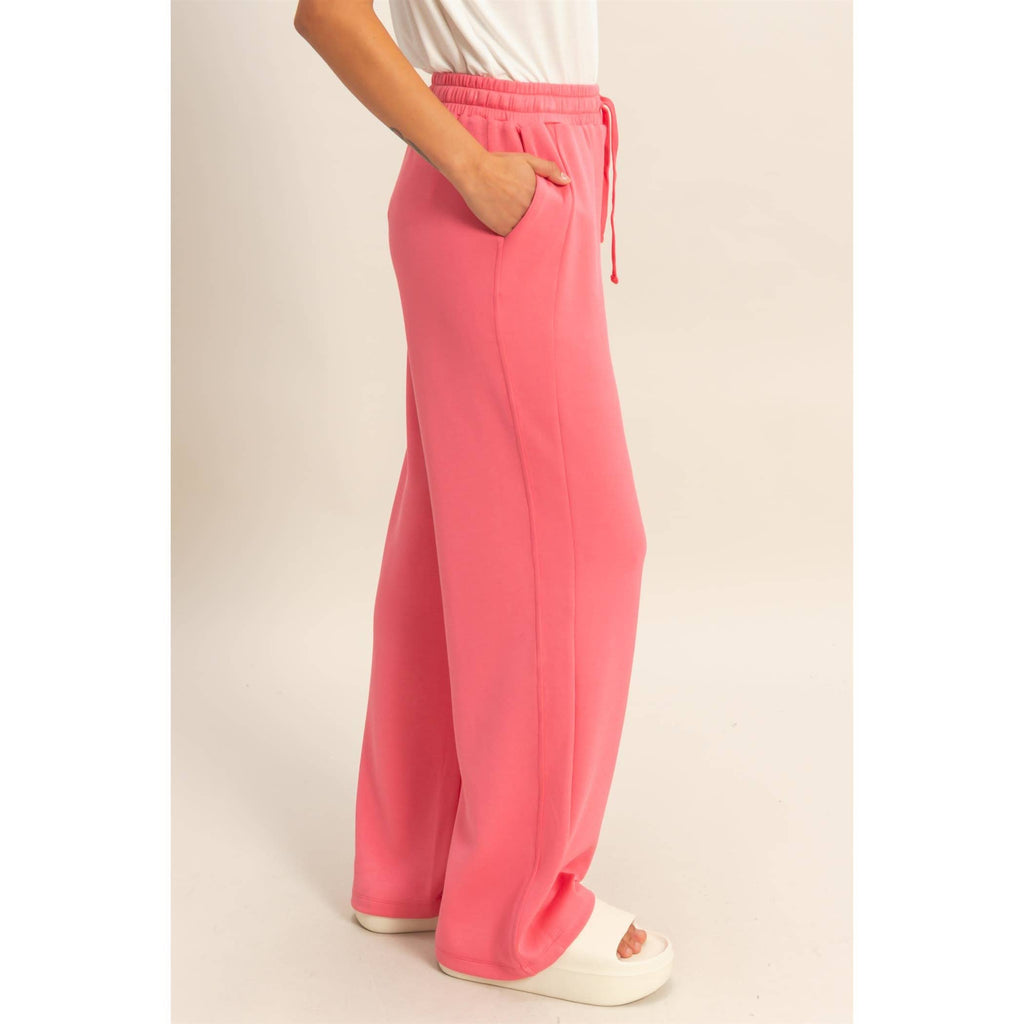Azure Wide-Leg Pants