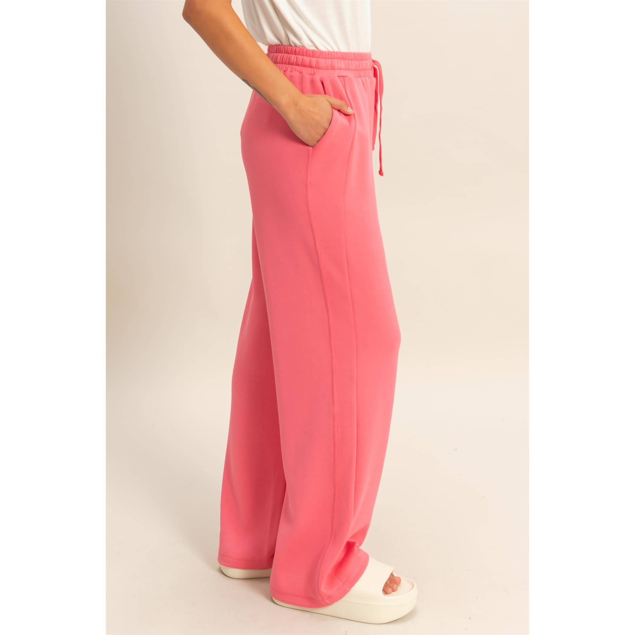 Azure Wide-Leg Pants