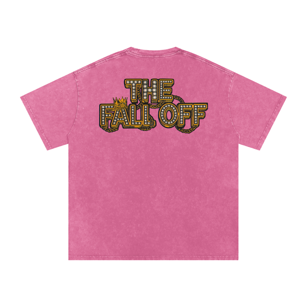 The Fall Off - Snow Washed Oversized Cotton T-Shirt