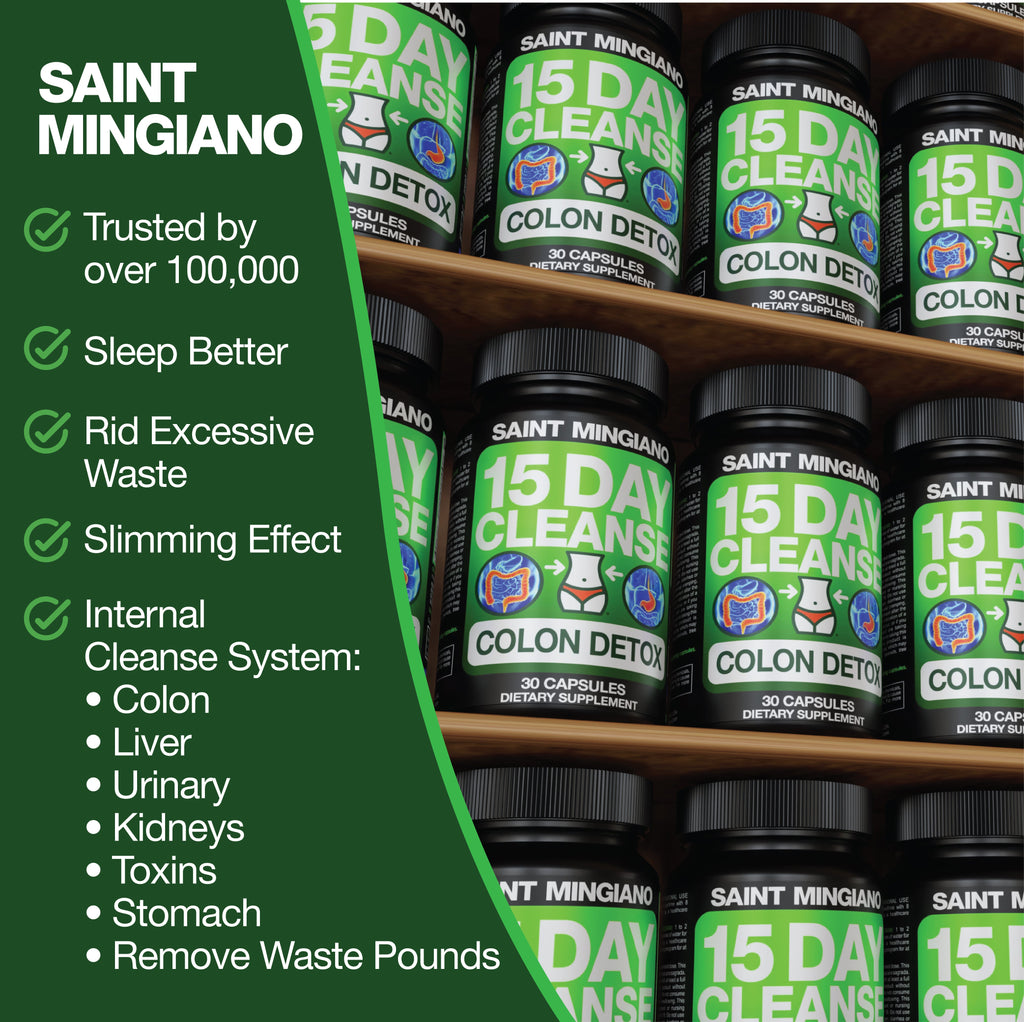 15 Day Cleanse | Colon Detox with Natural Laxative for Constipation & Bloating.
