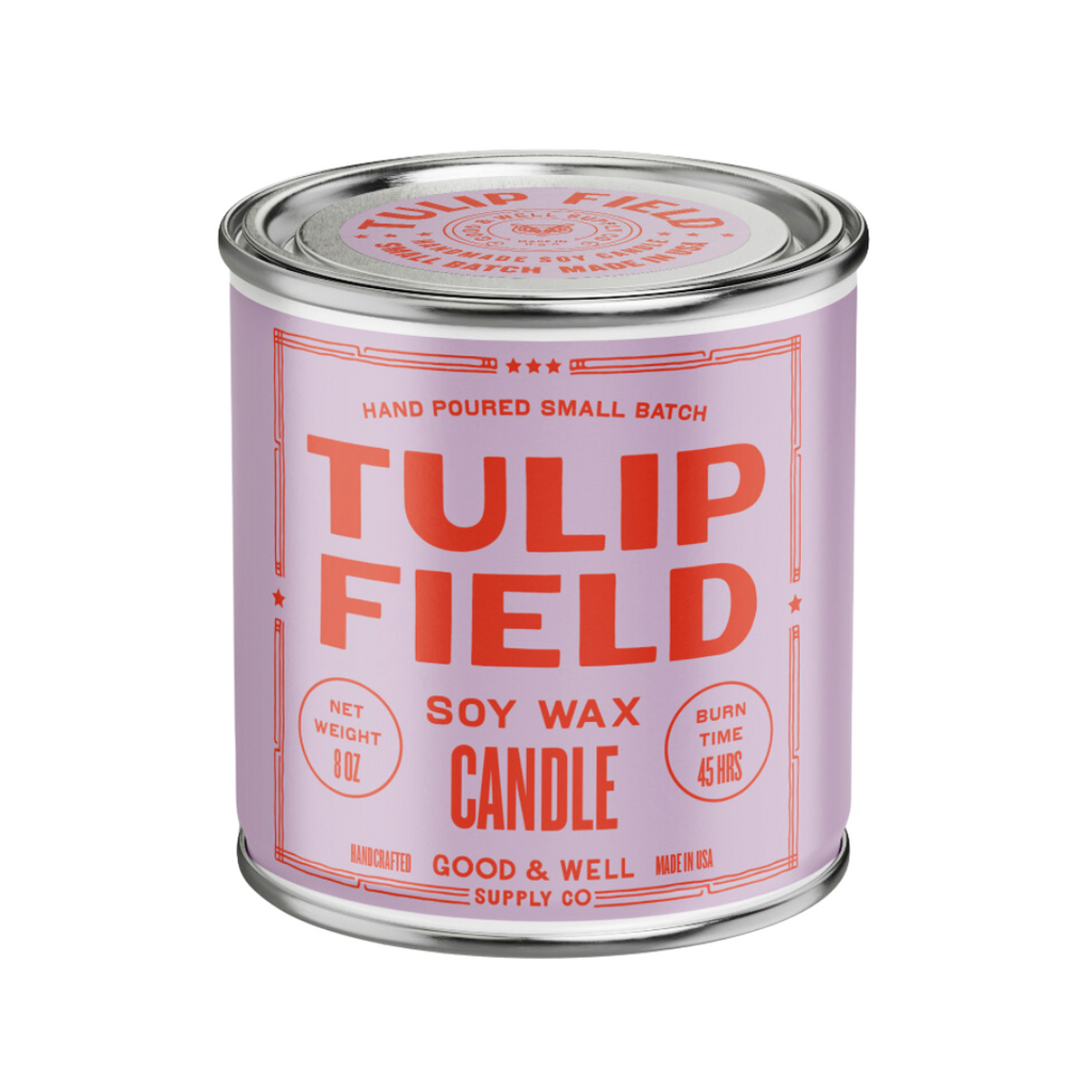 Tulip Field Soy Candle