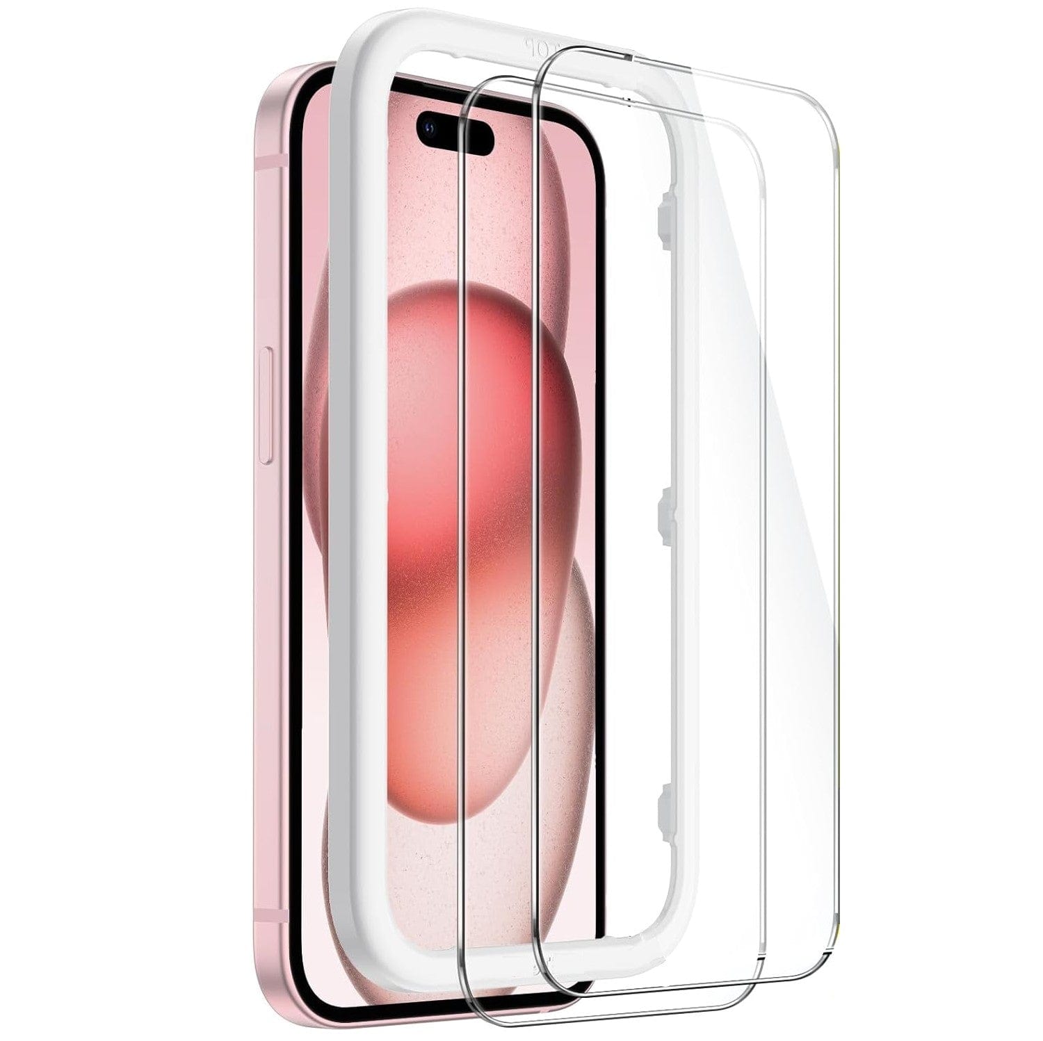 iPhone 15 Tempered Glass Screen Protector - 2-Pack, Anti-Fingerprint | ZeroDamage