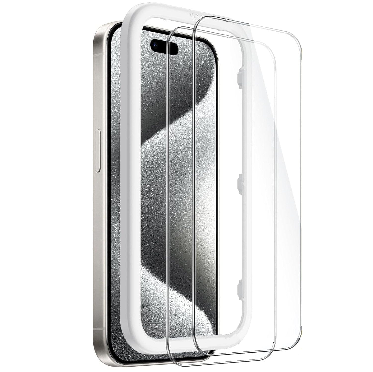 iPhone 15 Pro Max Tempered Glass Screen Protector - 2-Pack, Anti-Fingerprint | ZeroDamage