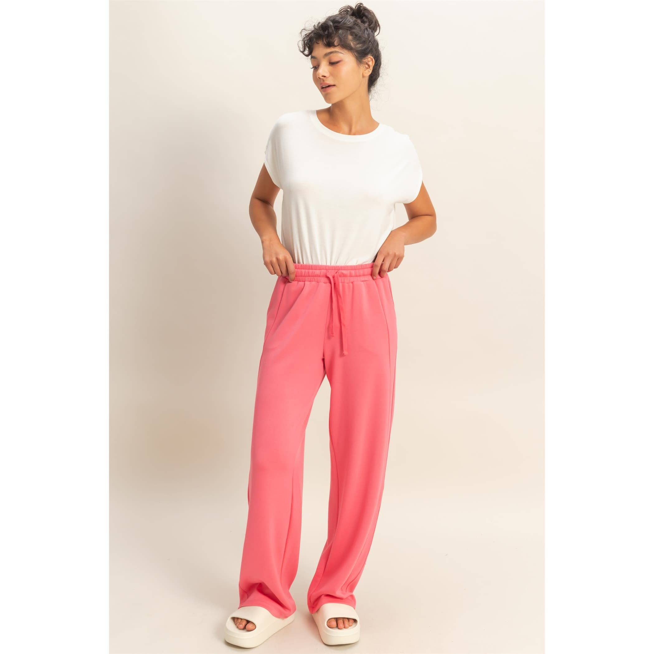 Azure Wide-Leg Pants