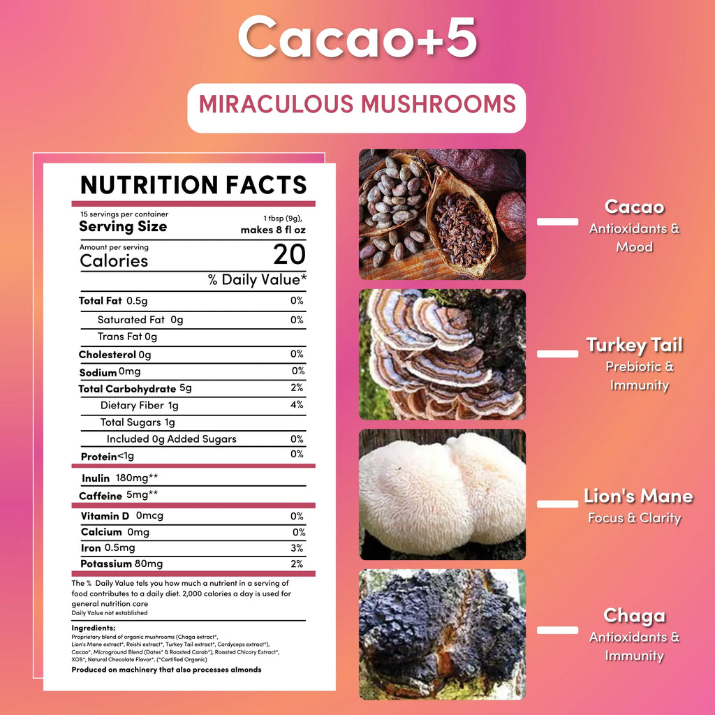 Miraculous Mushrooms® Cacao + 5
