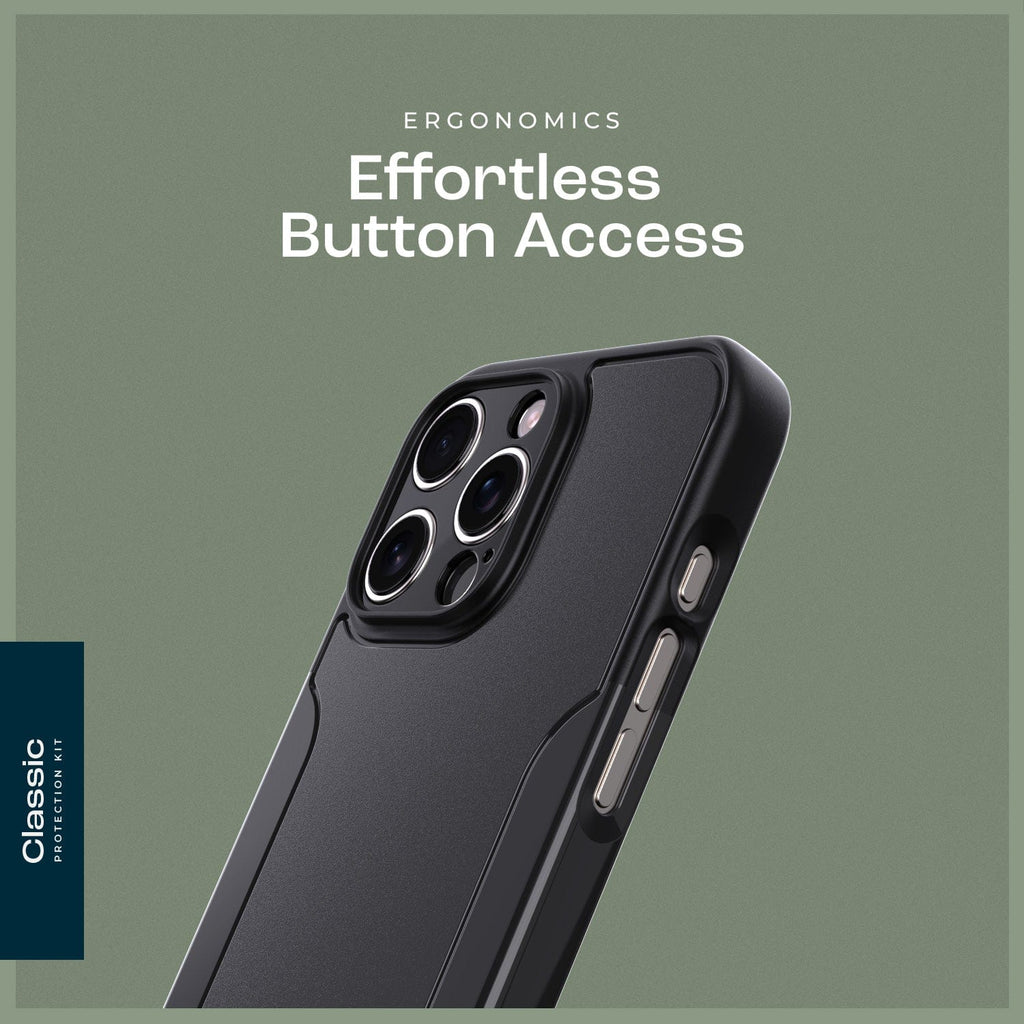 iPhone 16 Pro Max Rugged Case & Screen Protector Kit - MagSafe | Classic Series