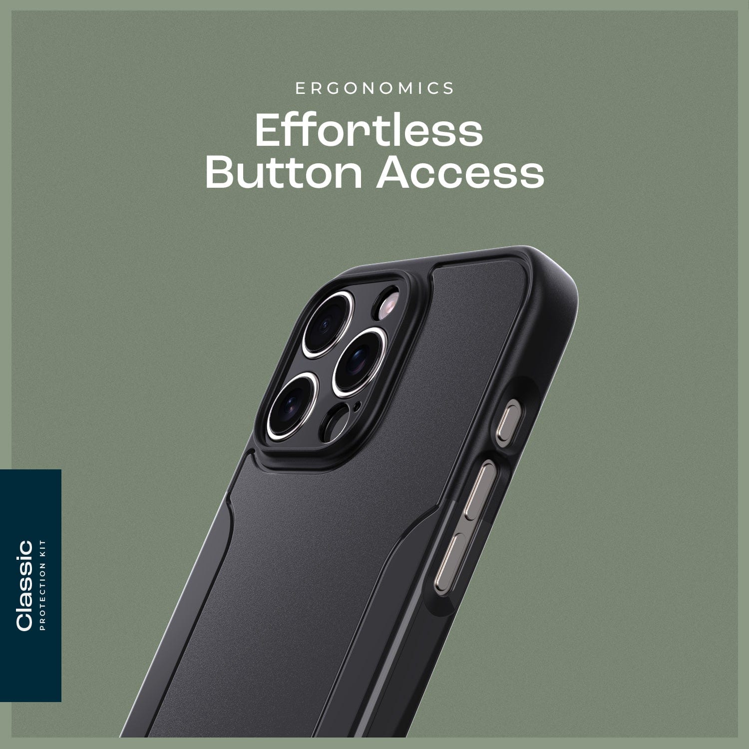 iPhone 16 Pro Max Rugged Case & Screen Protector Kit - MagSafe | Classic Series