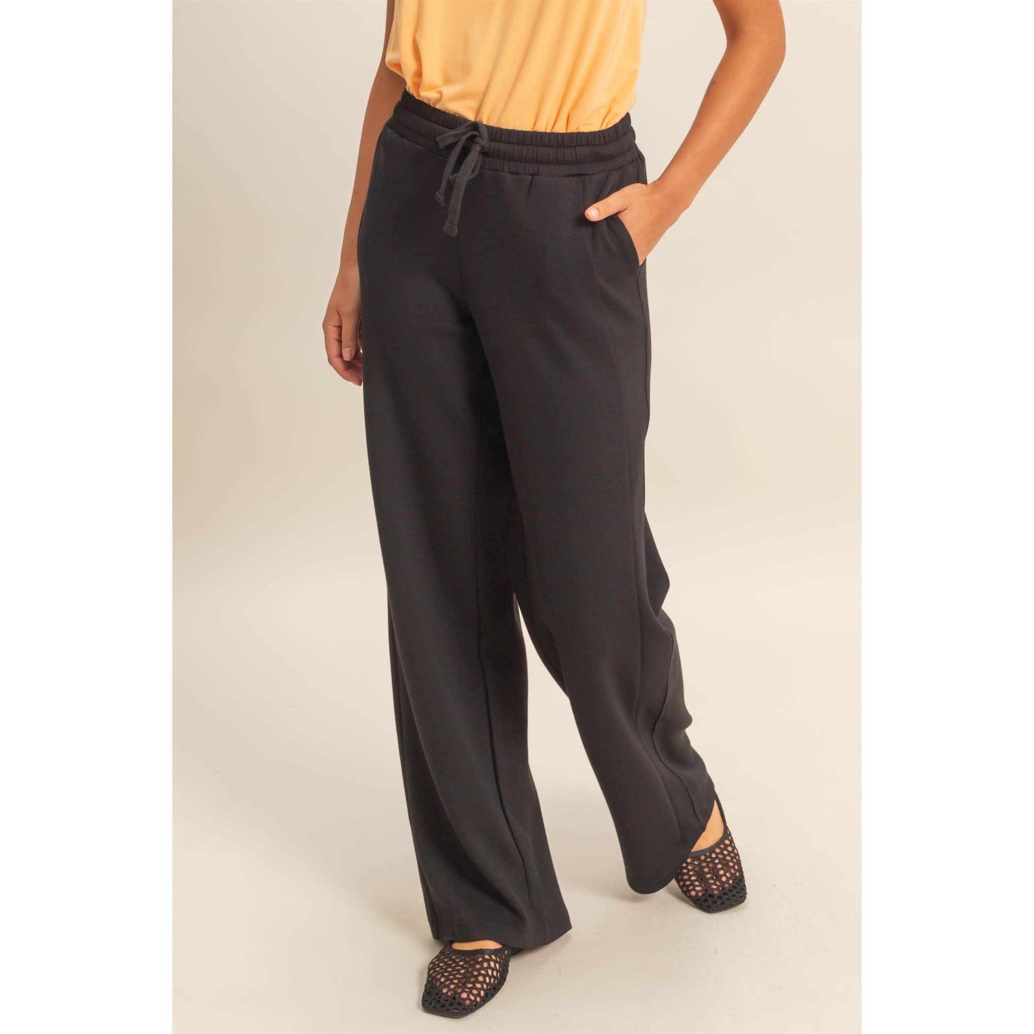 Azure Wide-Leg Pants