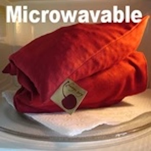 Eye Pillow in Plush Red Ultra-Suede