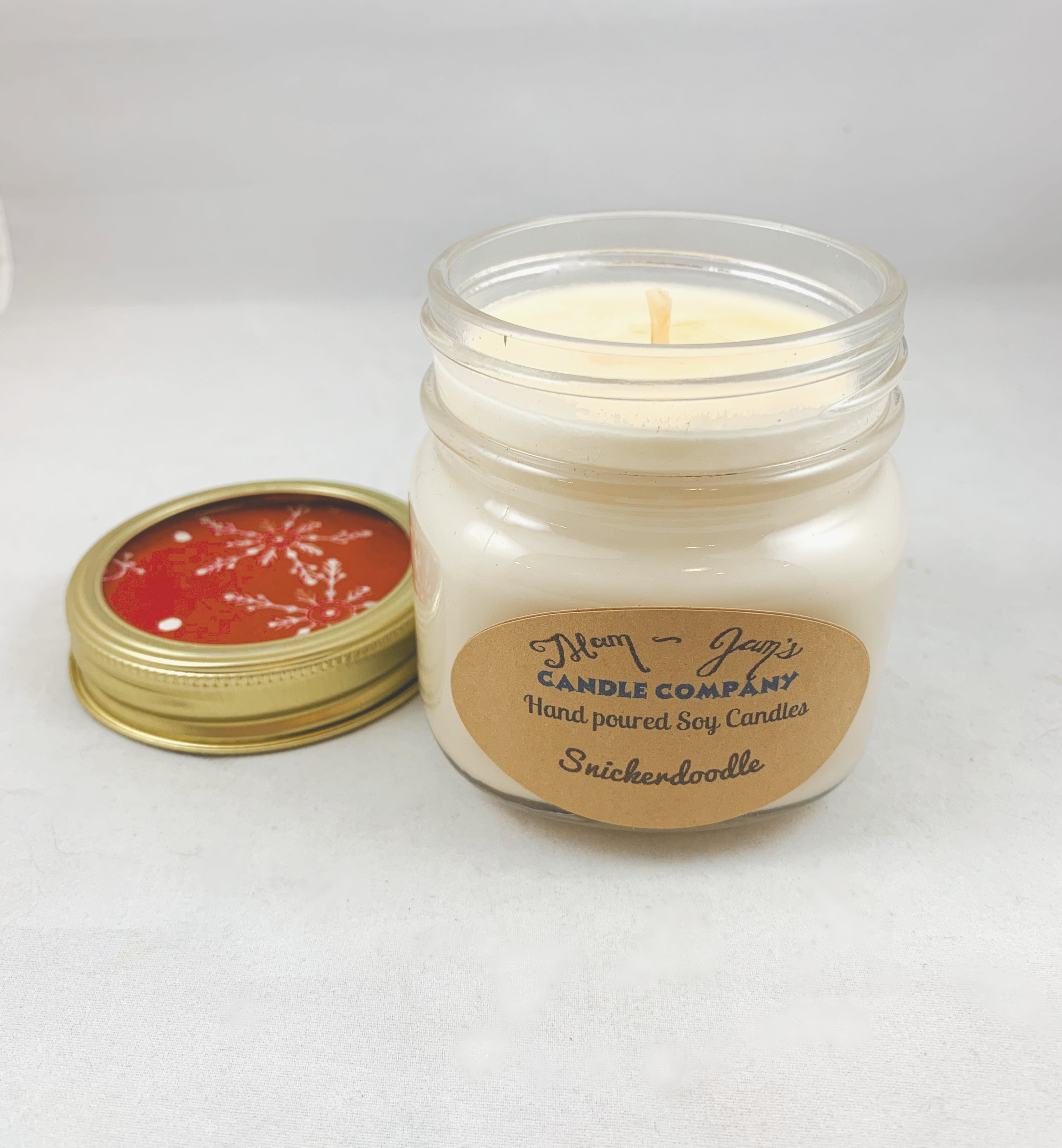 Snickerdoodle Soy Candle – Warm & Sweet Cinnamon Scent | Mam Jam’s