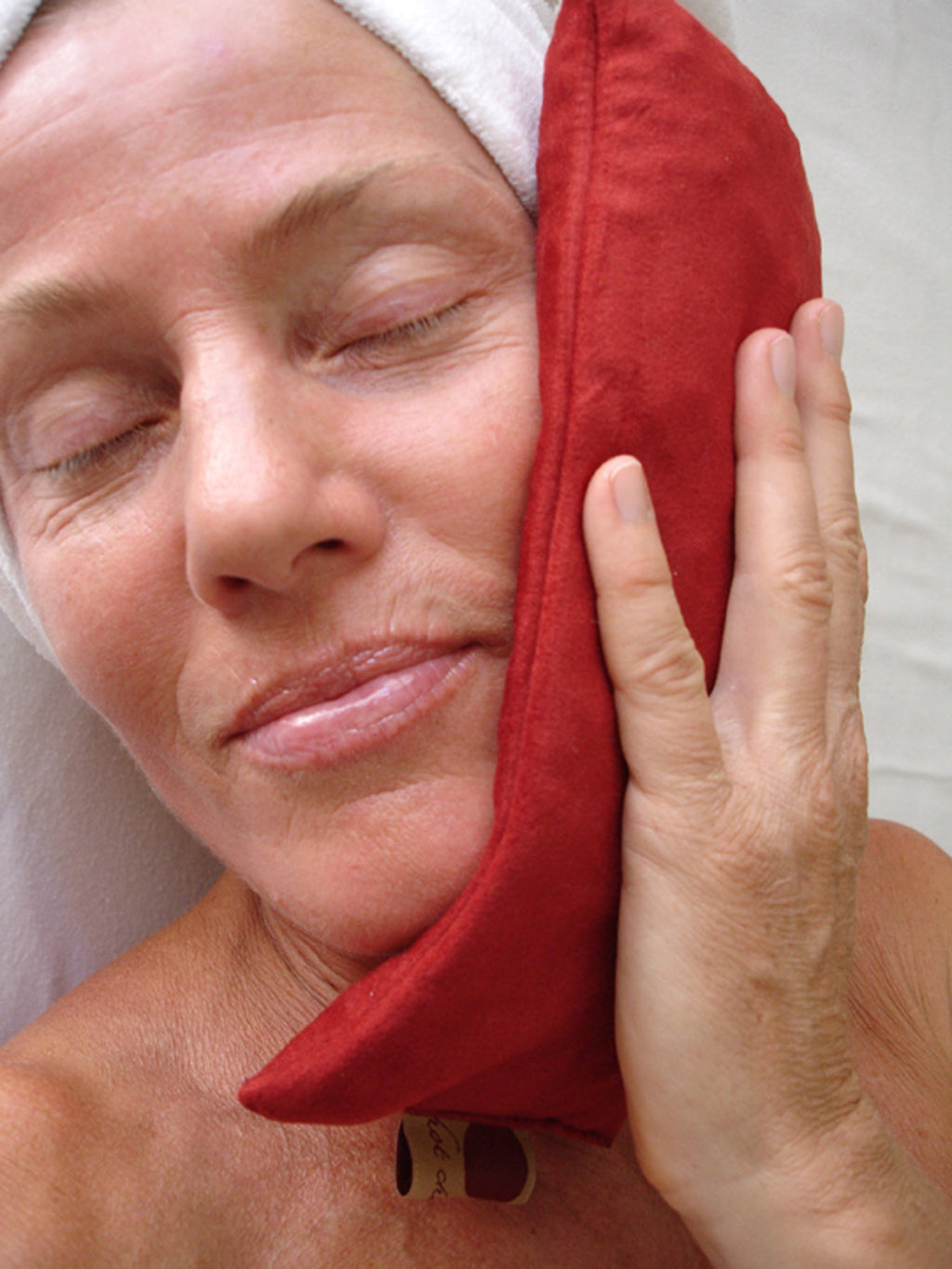 Eye Pillow in Plush Red Ultra-Suede