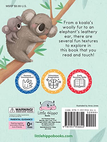 Wild Animals: A Touch and Feel Book - Children's Board Book