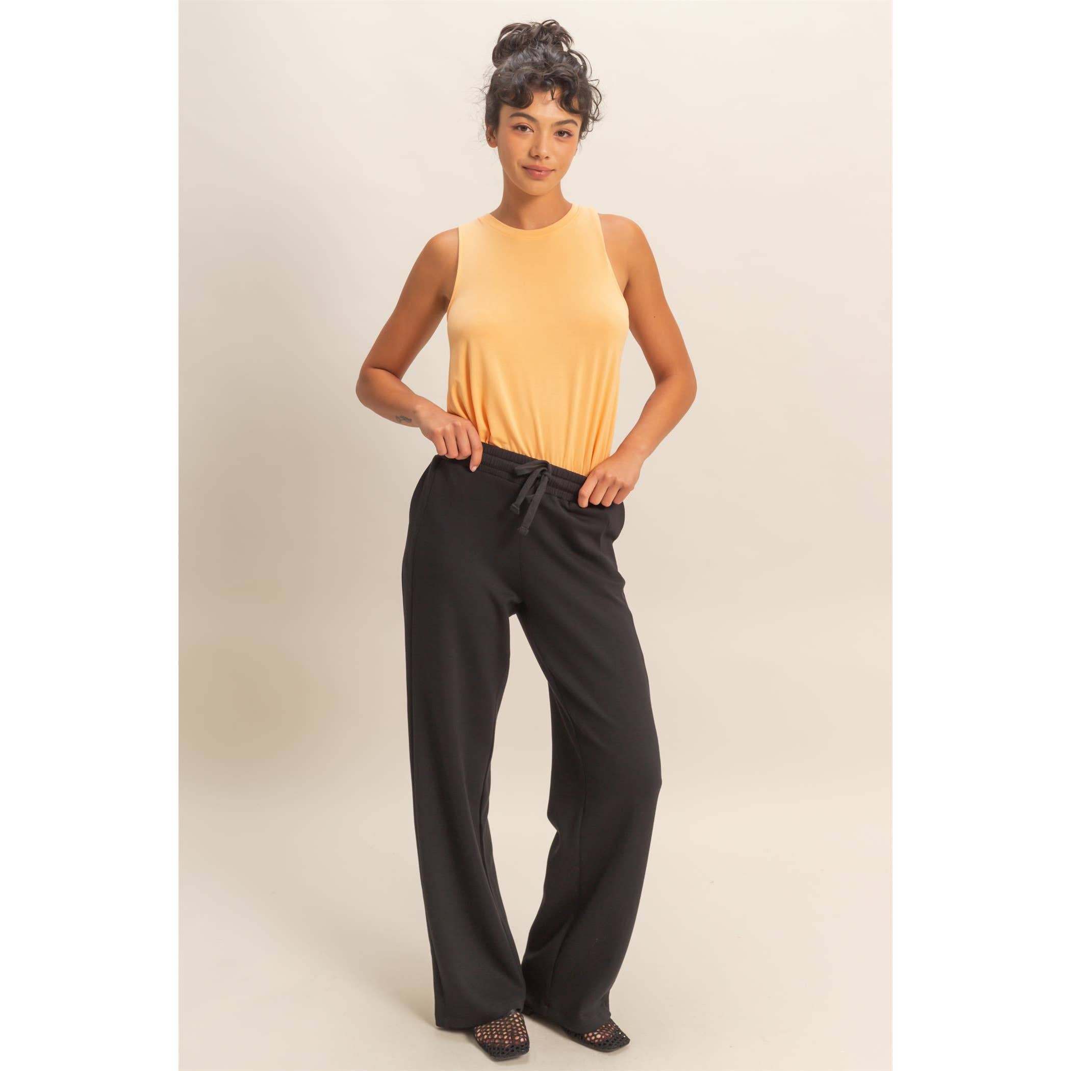 Azure Wide-Leg Pants
