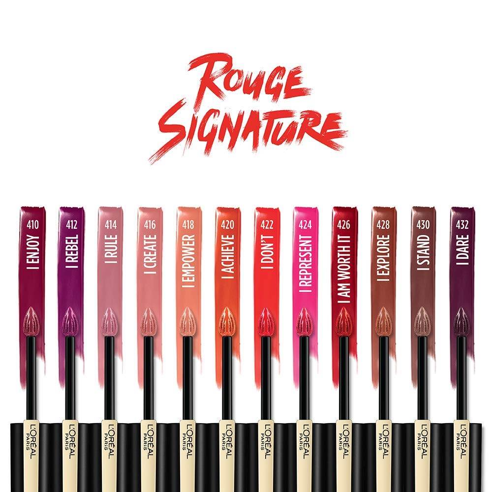 L'Oreal Paris Makeup Rouge Signature Matte Lip Stain, I Empower