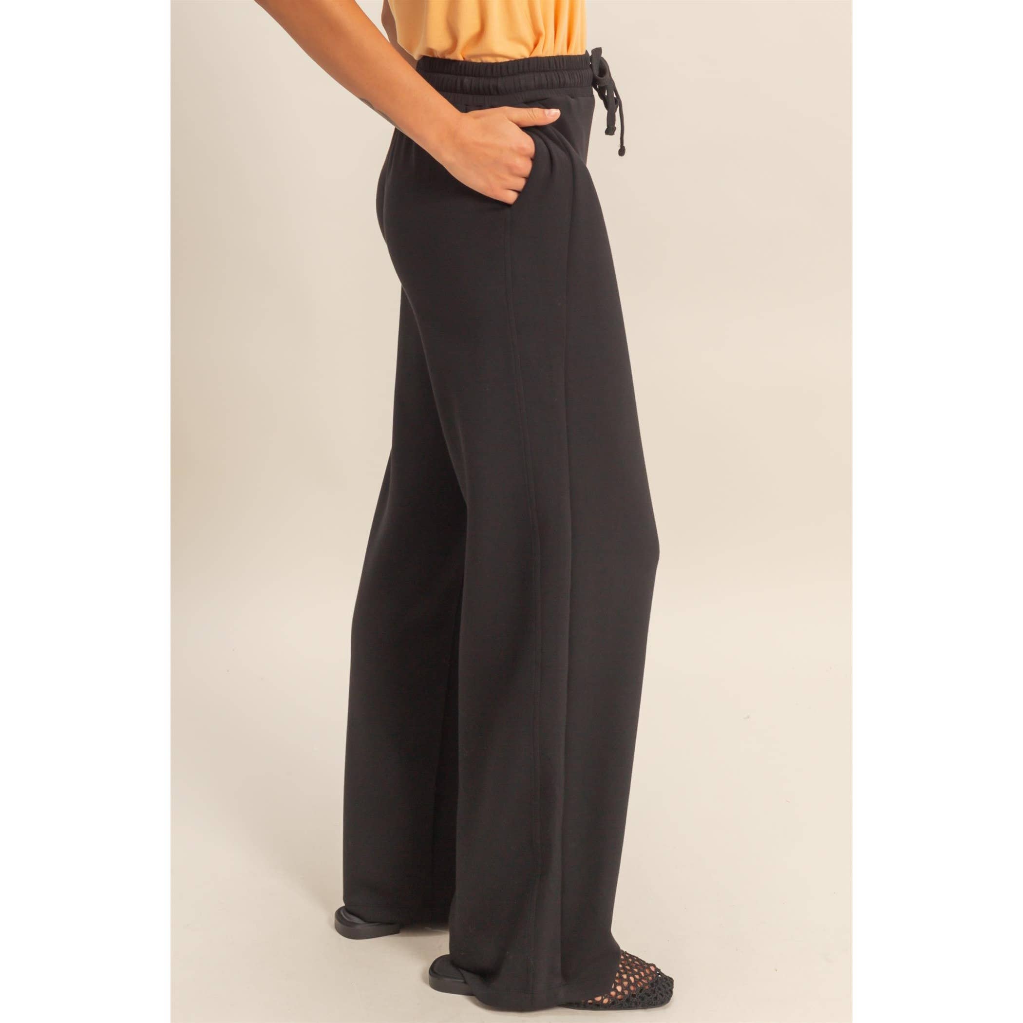 Azure Wide-Leg Pants