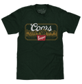 Coors Banquet Beer The Legend Since 1873 Rocky Mountains T-Shirt - Forest Green