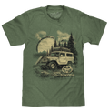Toyota Land Cruiser Vintage Graphic T-Shirt - Canyon Green Heather