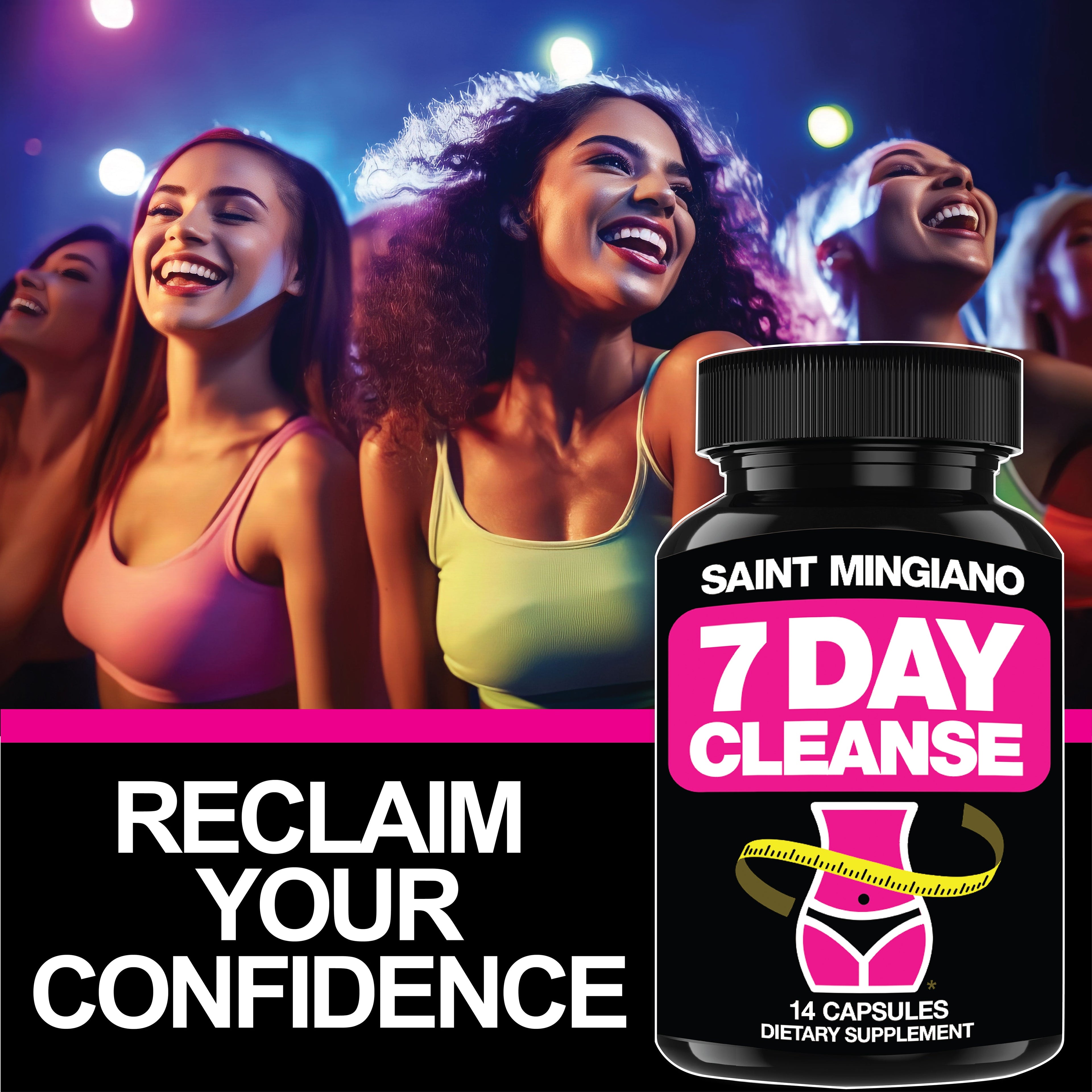 7 Day Cleanse Program | Colon Detox with Natural Laxative for Constipation & Bloating