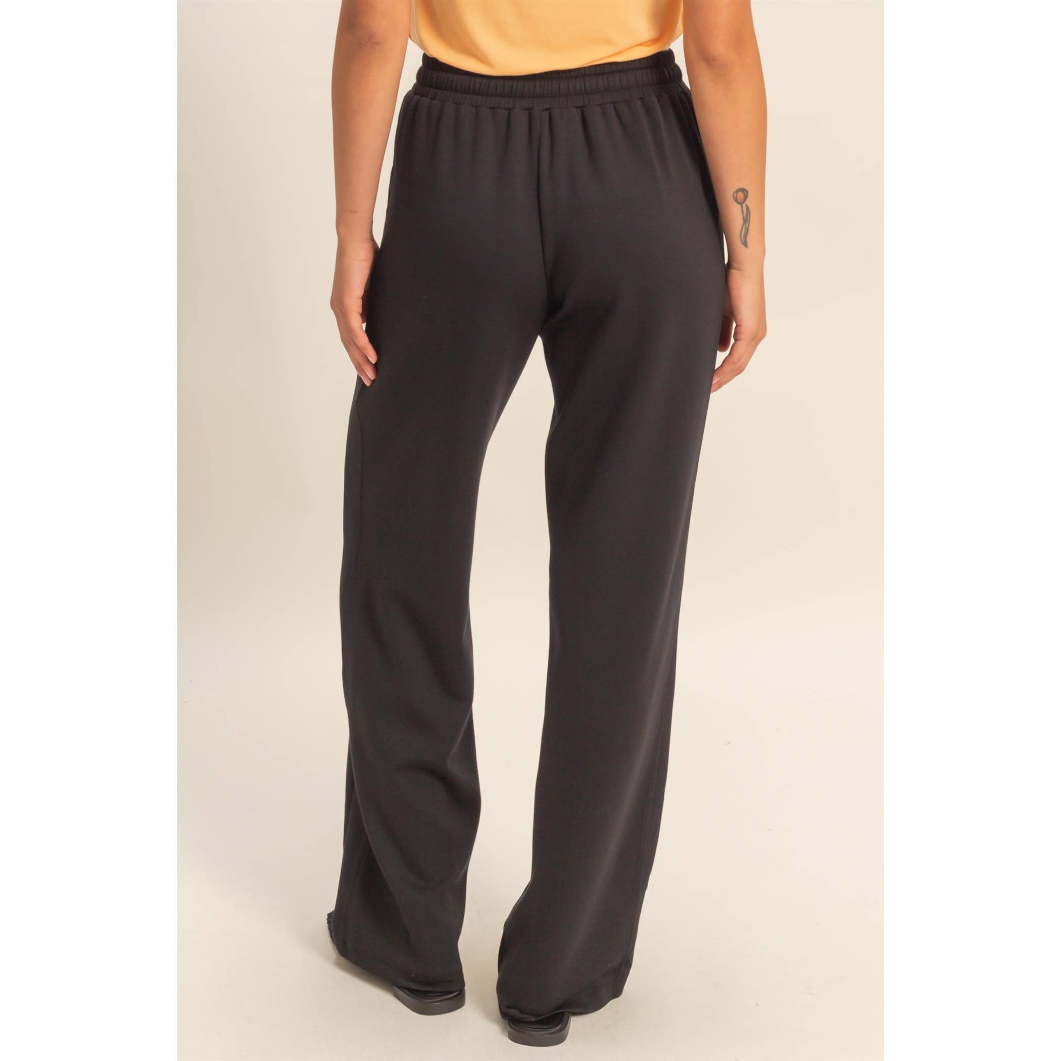 Azure Wide-Leg Pants