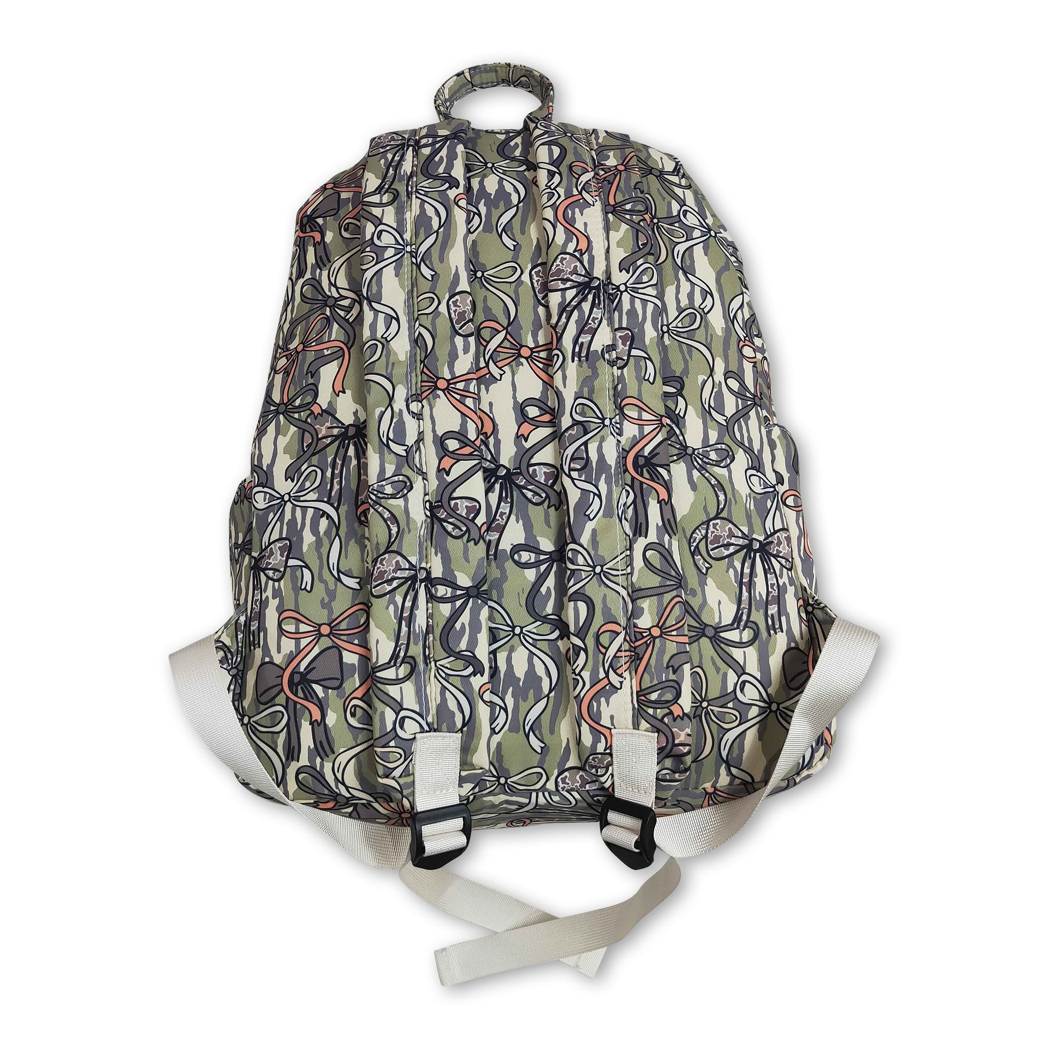 Camo bow hunting kids girls backpack