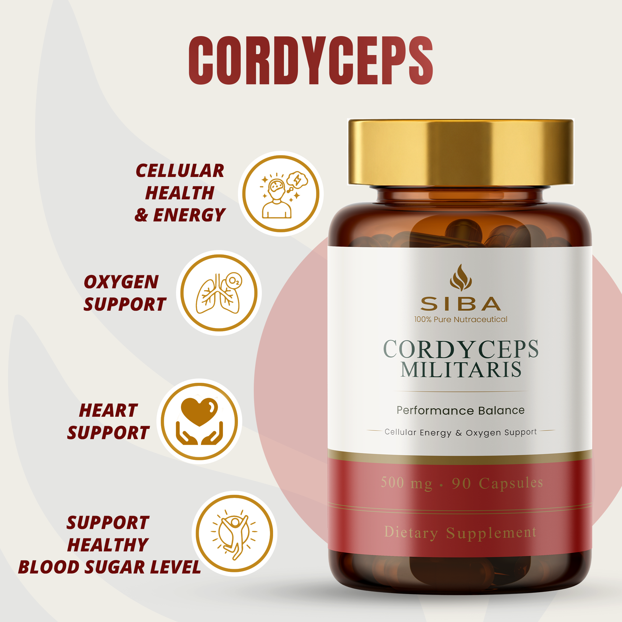 Cordyceps Militaris Mushroom Capsules
