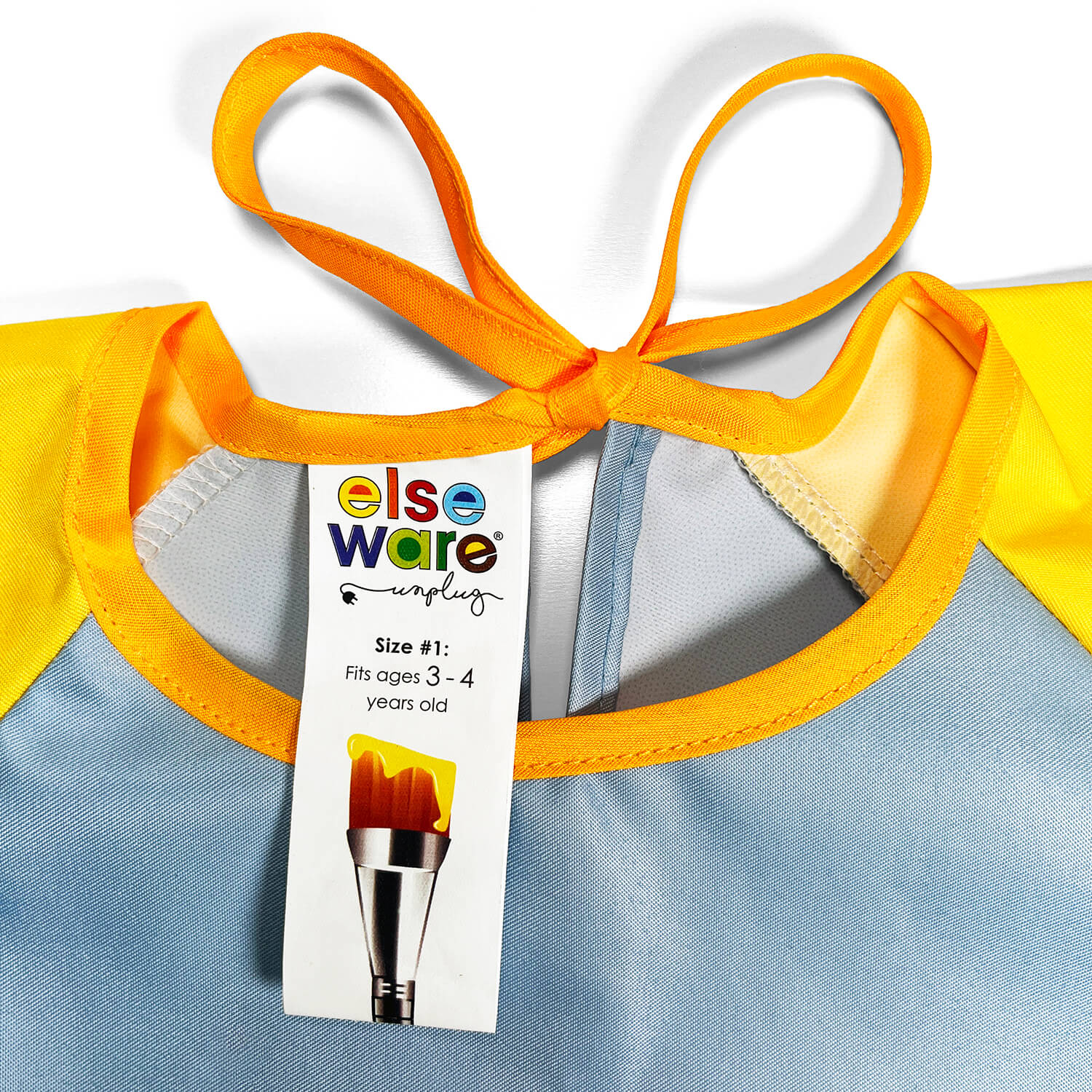 Art Smock with Pocket (Ages 3-6, 2 Sizes) Kid-Friendly