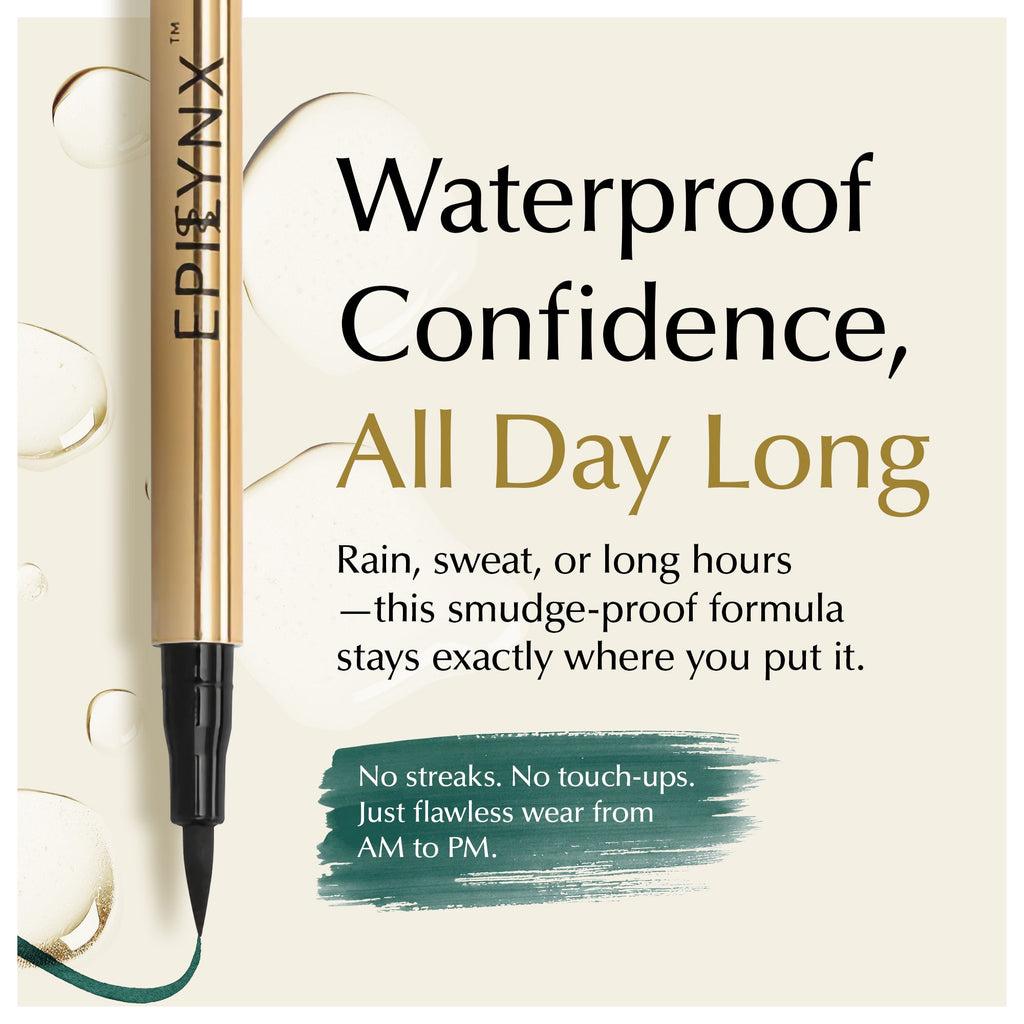 Waterproof Liquid Eyeliner Pen – Vegan, Gluten-Free, Smudge-Proof Precision in Matte & Shimmer Shades