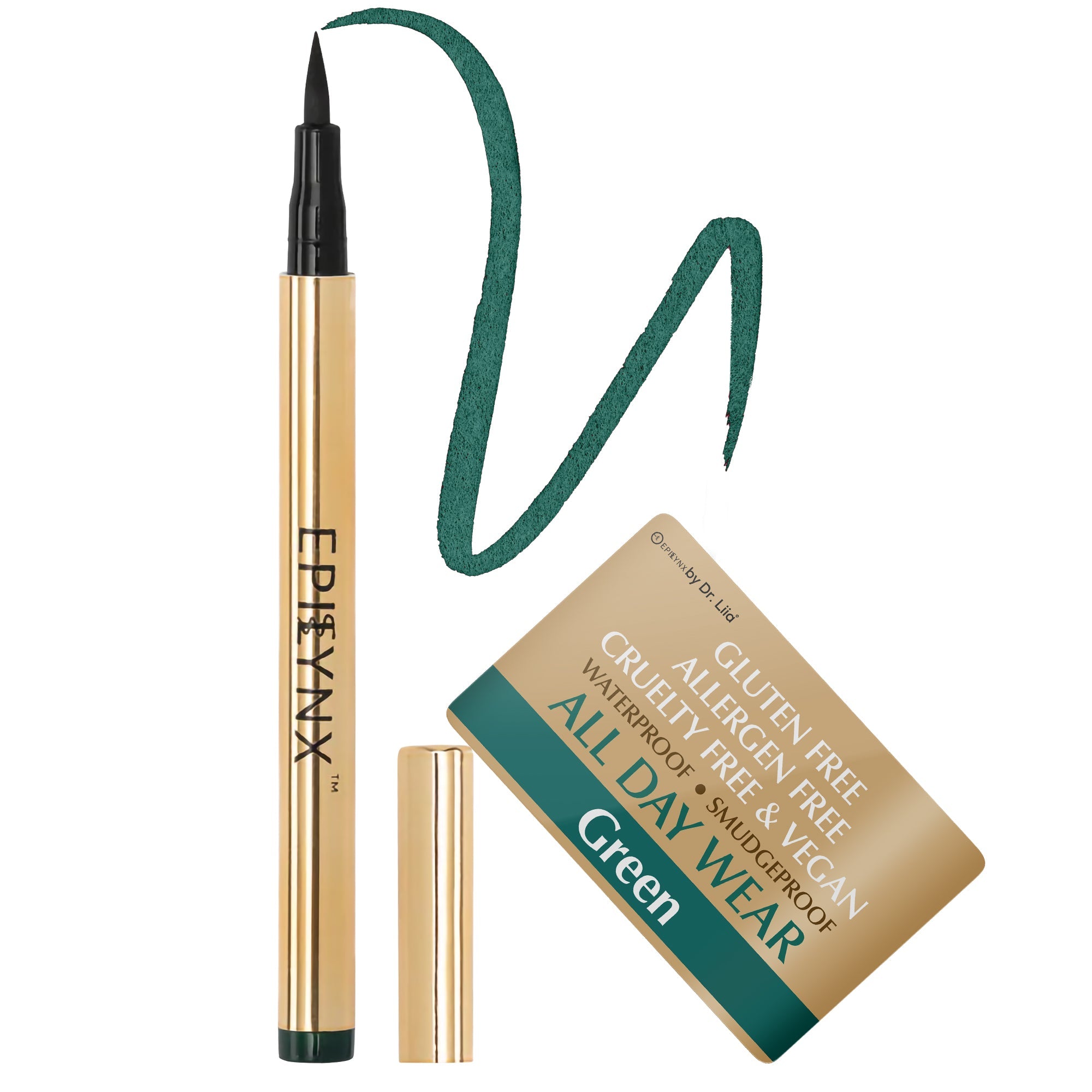 Waterproof Liquid Eyeliner Pen – Vegan, Gluten-Free, Smudge-Proof Precision in Matte & Shimmer Shades