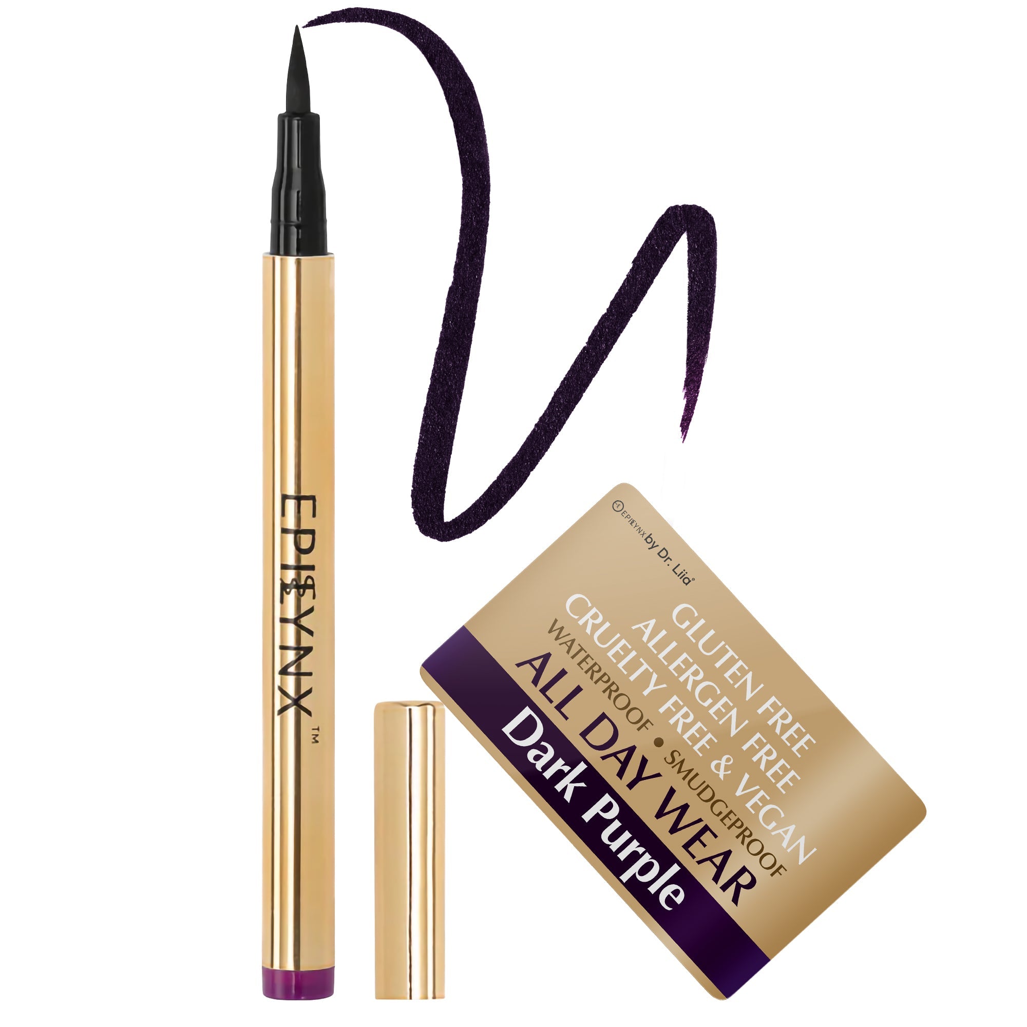 Waterproof Liquid Eyeliner Pen – Vegan, Gluten-Free, Smudge-Proof Precision in Matte & Shimmer Shades