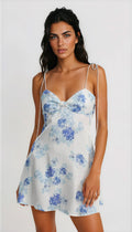 Adira Mini Dress – Blue (Final Sale)