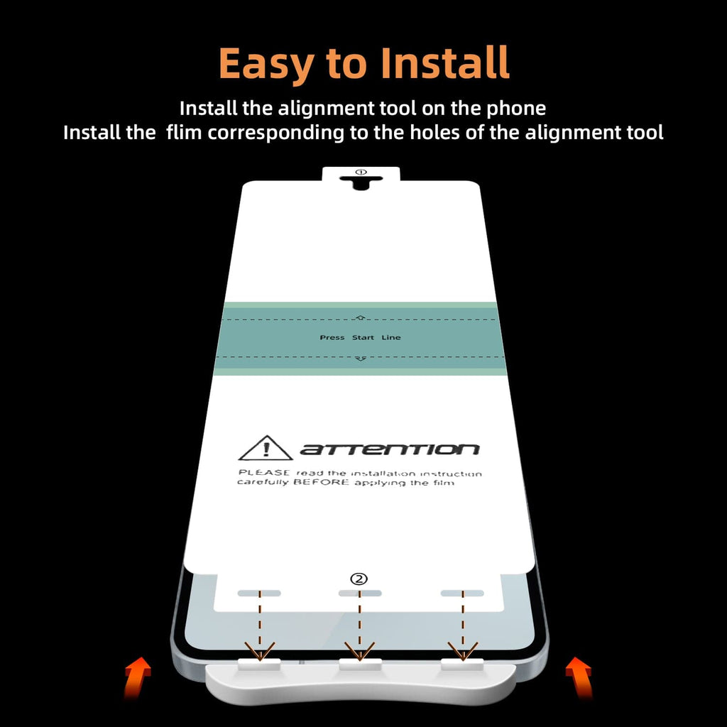 Samsung Galaxy Z Flip7 FE Screen Protector – Full Body with Alignment Tool | ZeroDamage