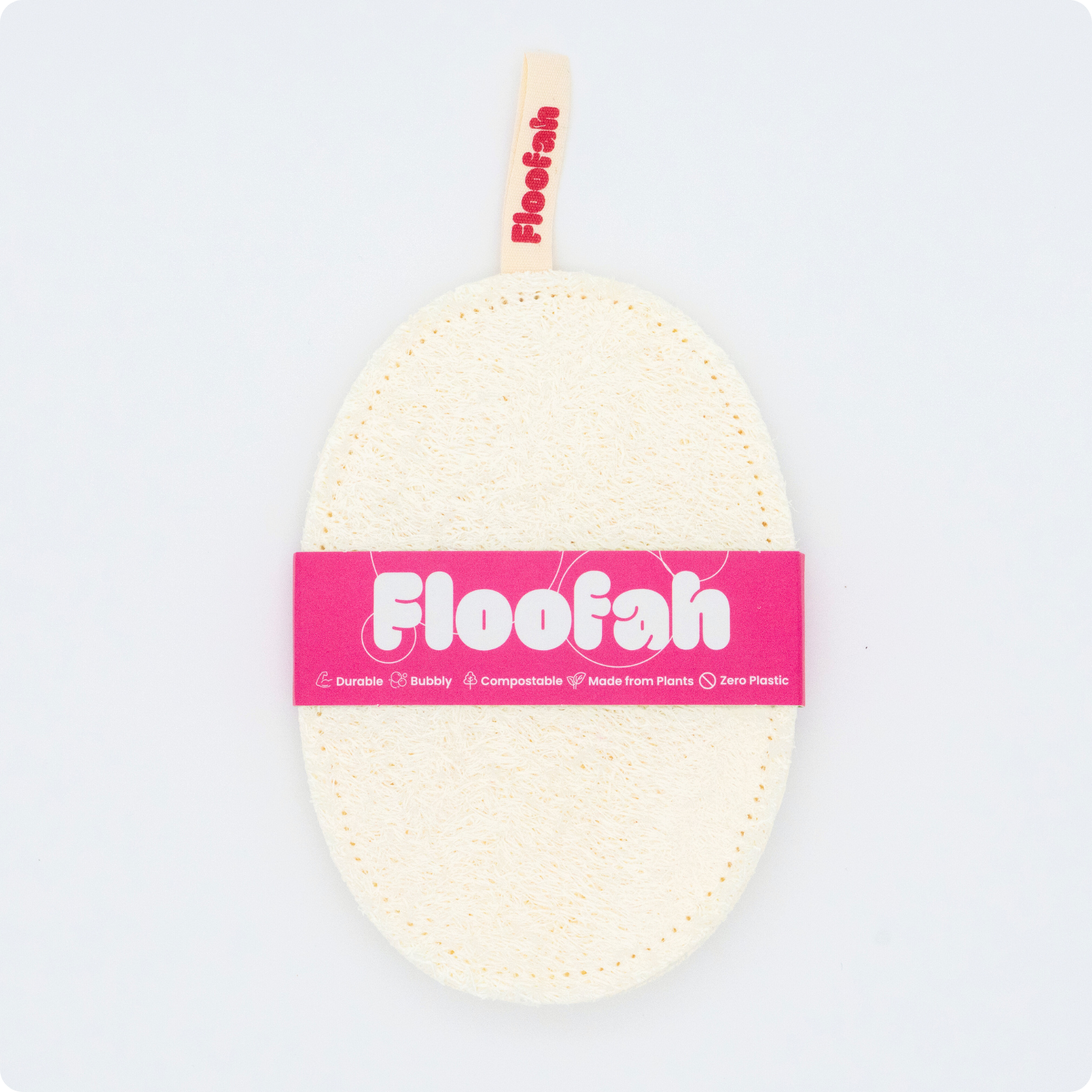 Floofah Exfoliating Shower Loofah - Oval