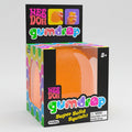 Schylling Nee-Doh Gum Drop Super Solid Squish: Orange Drop