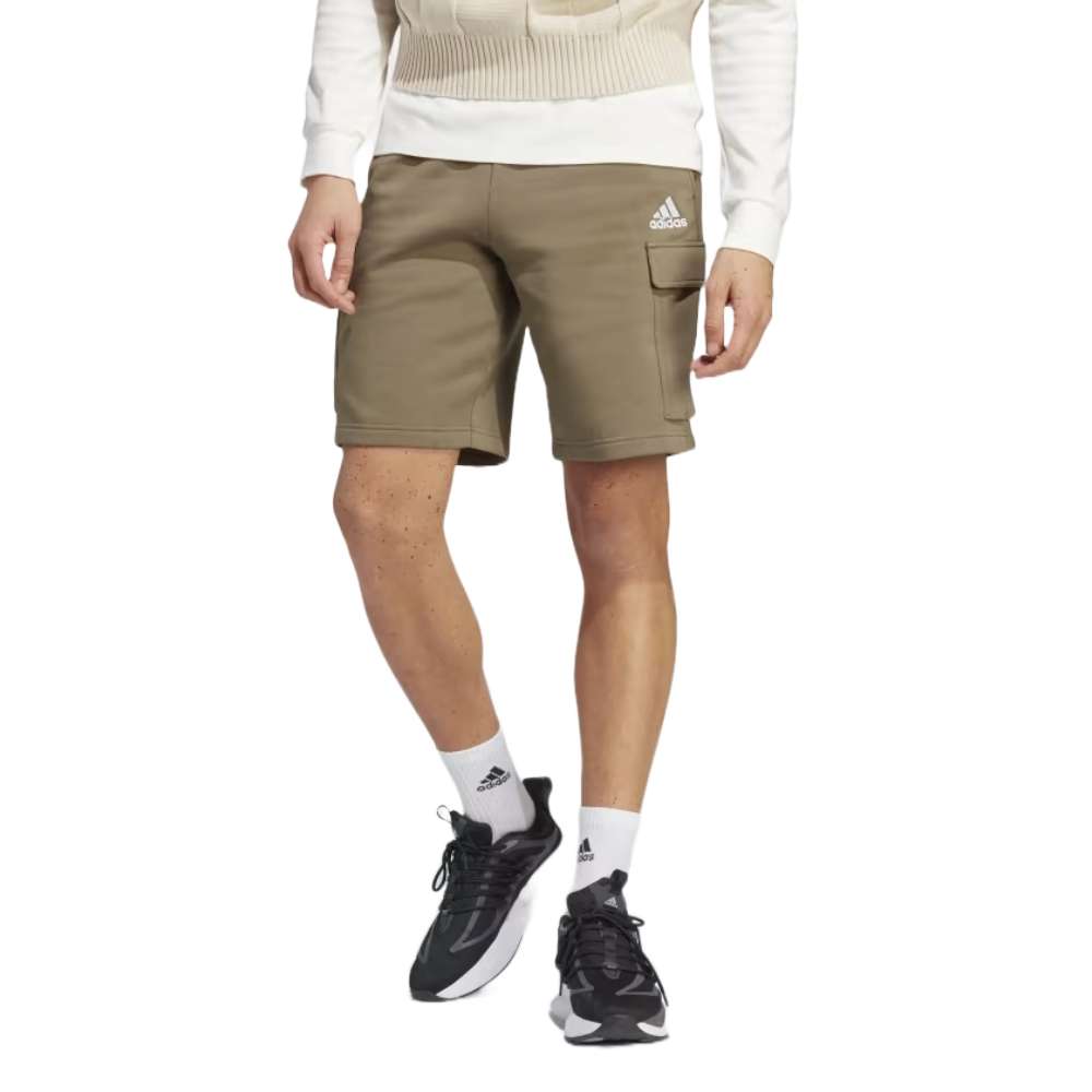 adidas Men's Essentials Cargo Shorts - Olive Strata