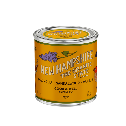 New Hampshire State Candle