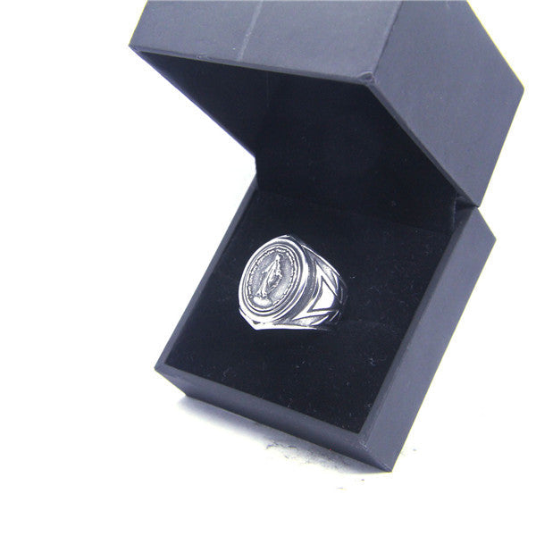Miraculous Medal Ring for Men