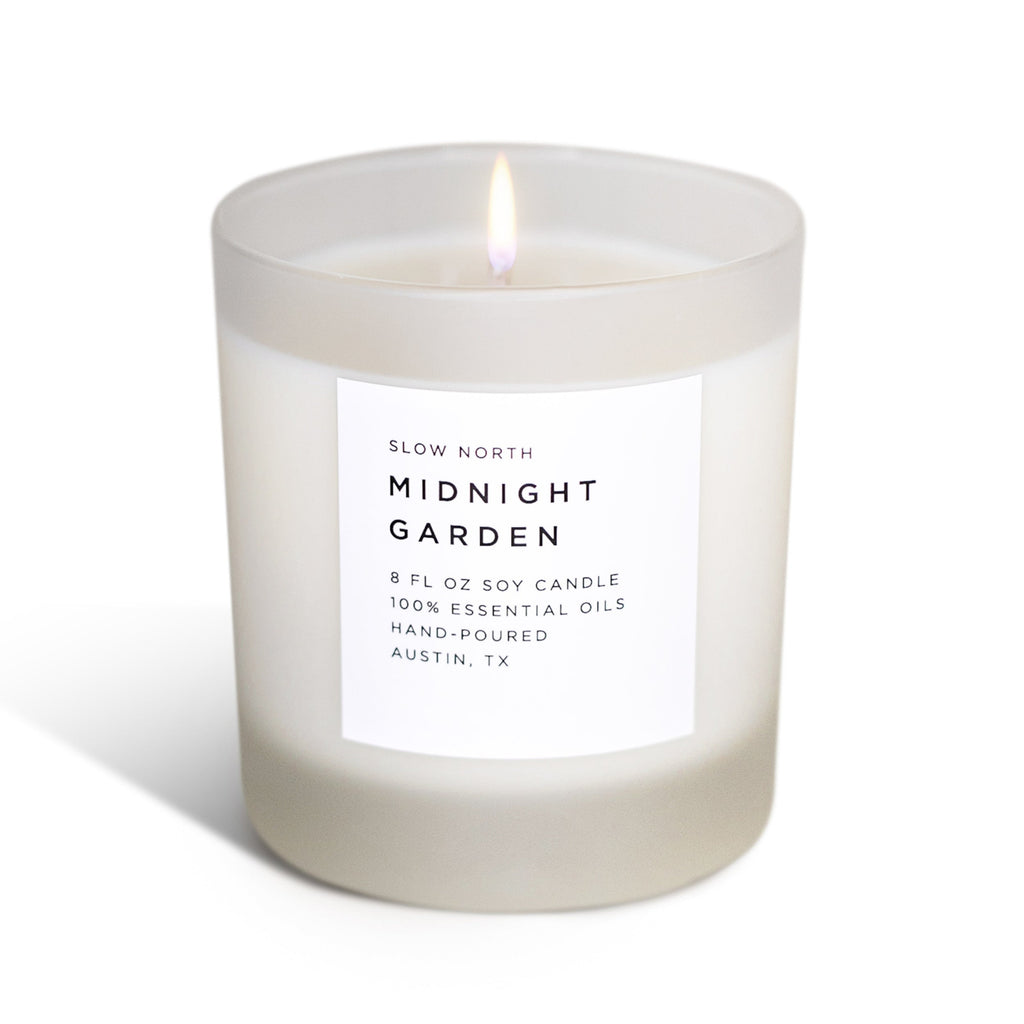 Midnight Garden - Signature Soy Candle – Lavender, Rosemary & Geranium