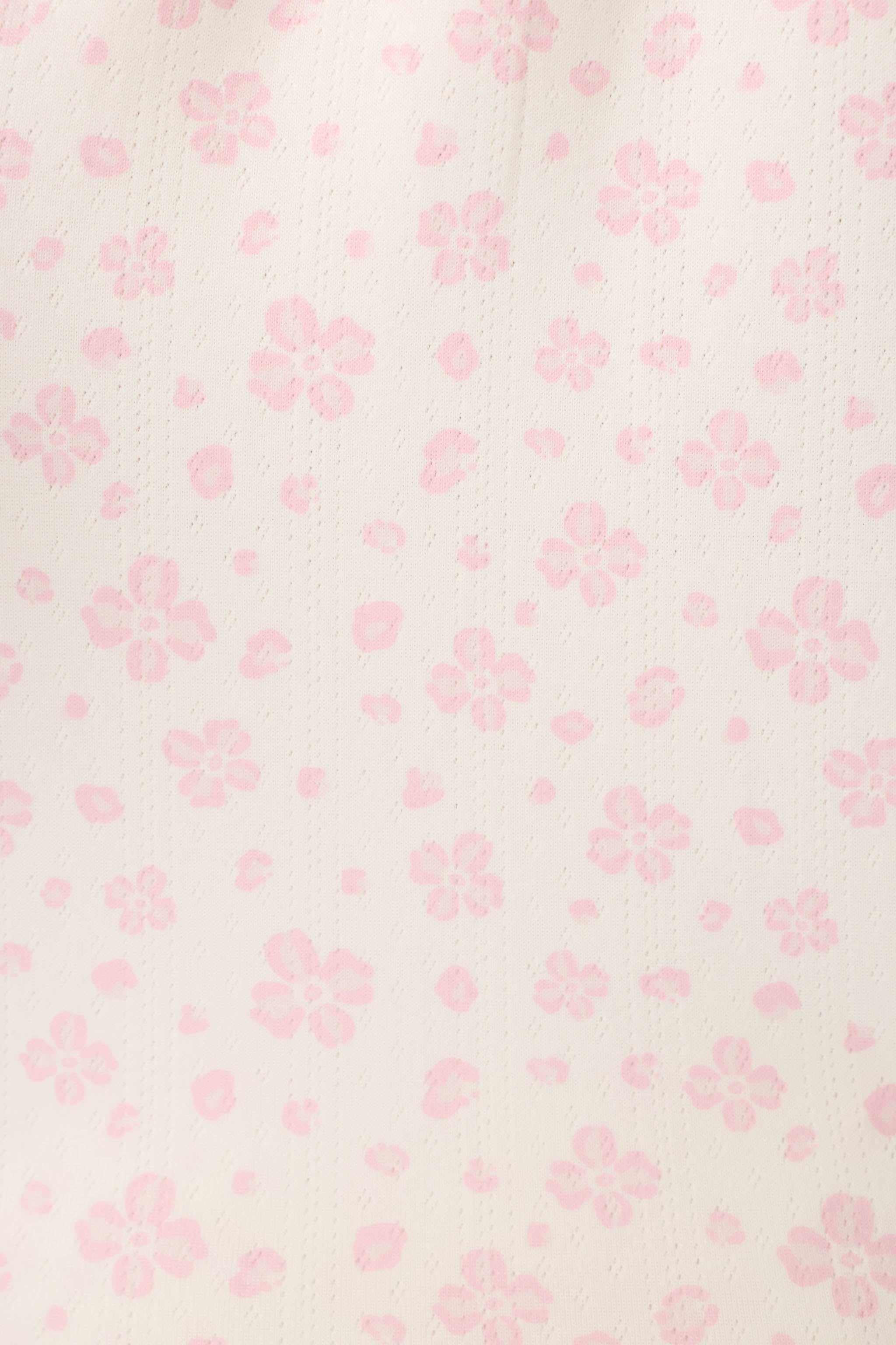 Pretty Petals Sweet Pink Floral Print 3-Piece PJ Set