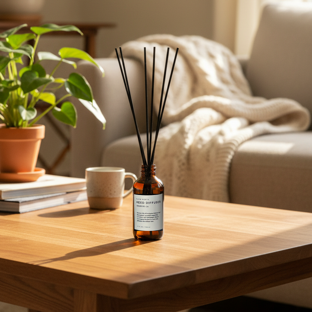Shangri-La - Reed Diffuser (Eucalyptus + Lavender + Lemongrass)