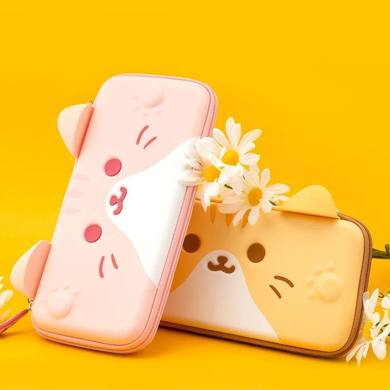Kawaii Neko Buddy Switch Case NS/OLED