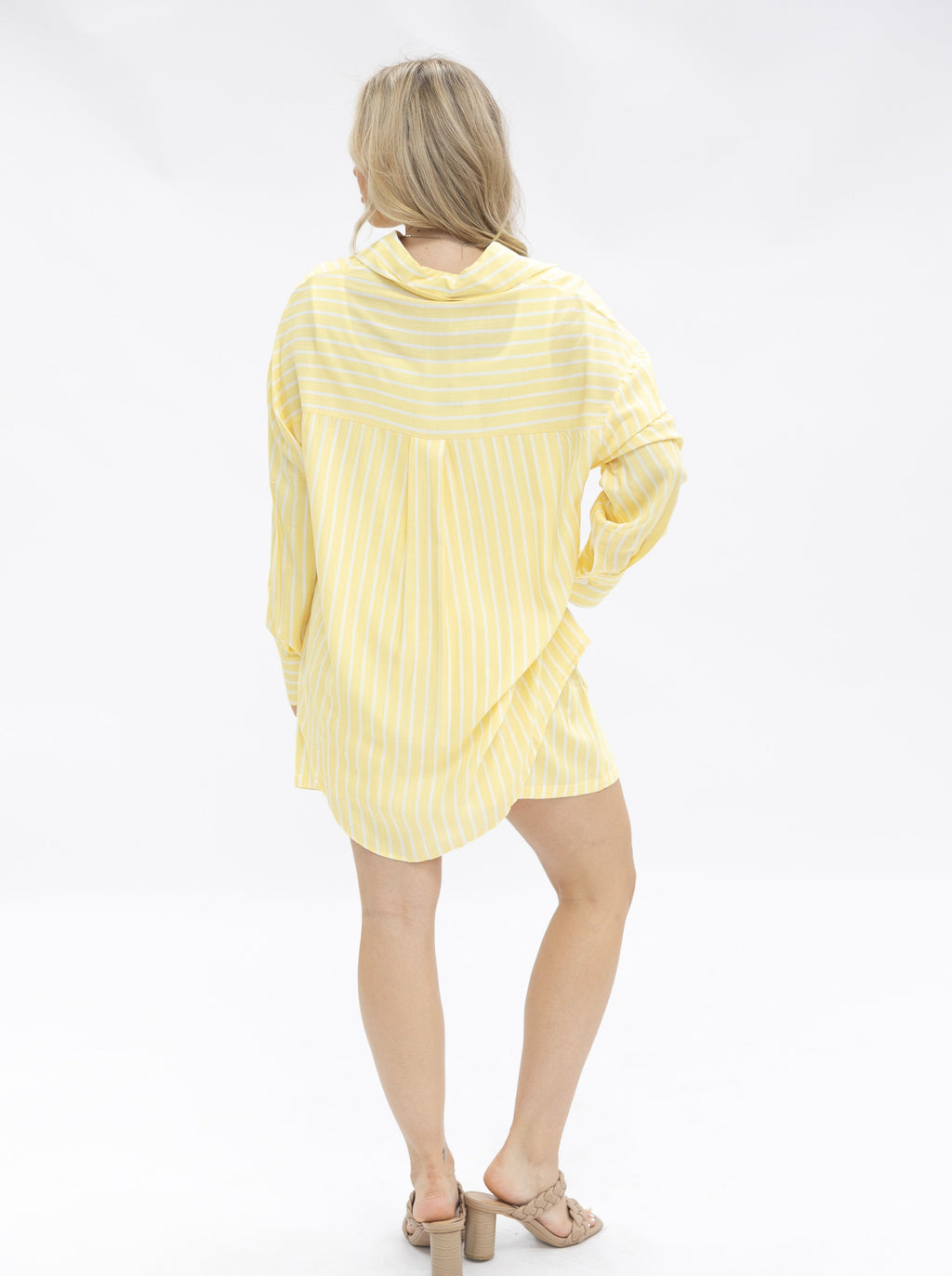Trouser Shorts, Yellow stripes