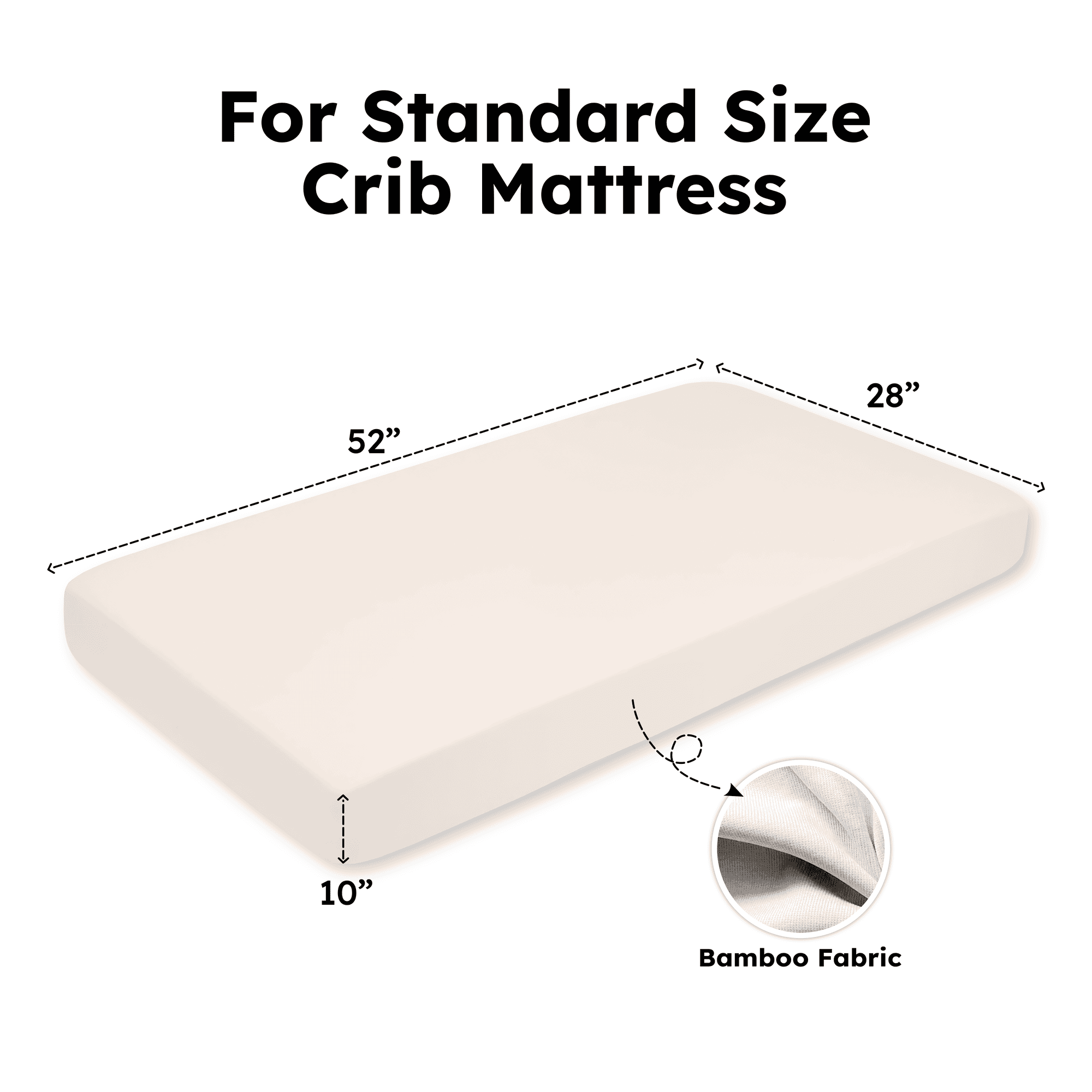 Bamboo Crib Sheet in Mary Rose