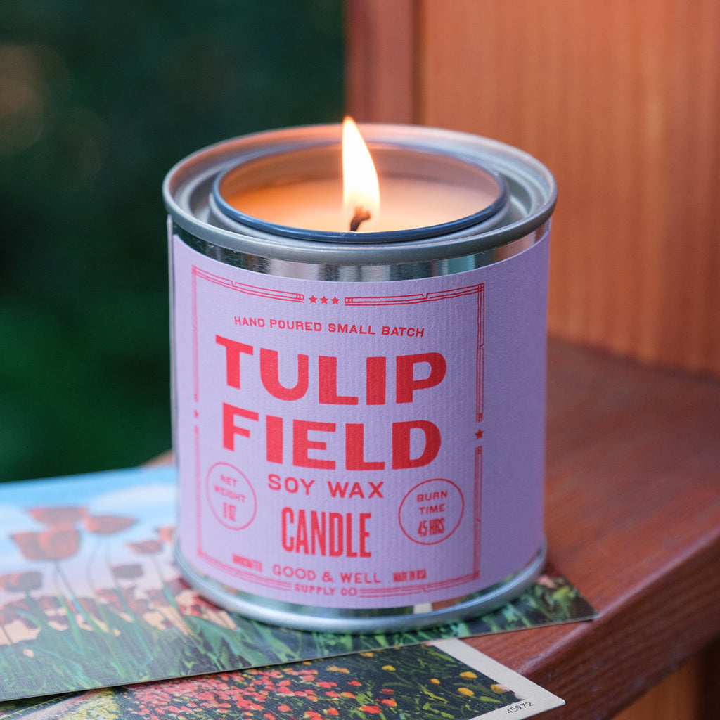 Tulip Field Soy Candle