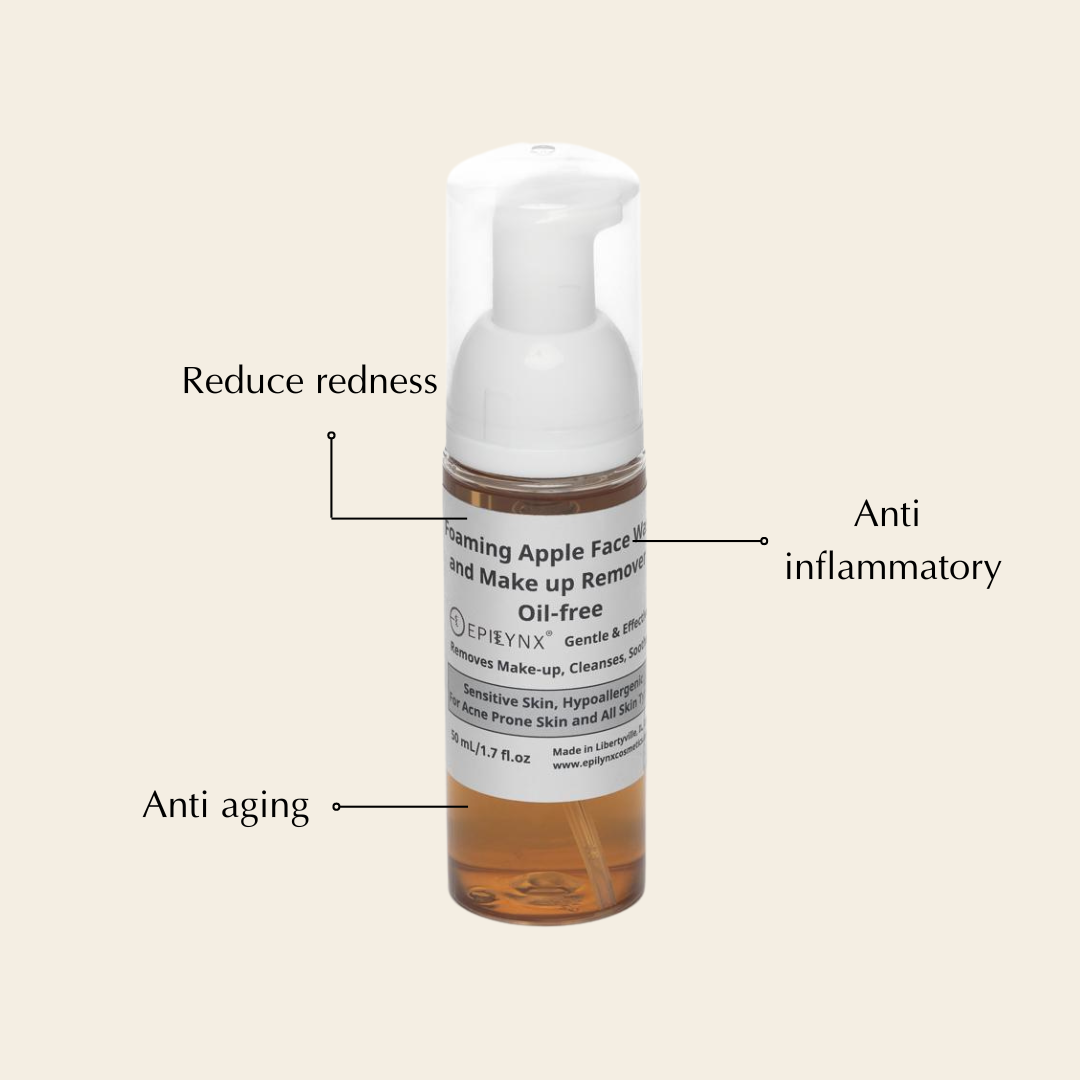 Gentle Foaming Facial Cleanser – Aloe, Apple & Ashwagandha for All Skin Types
