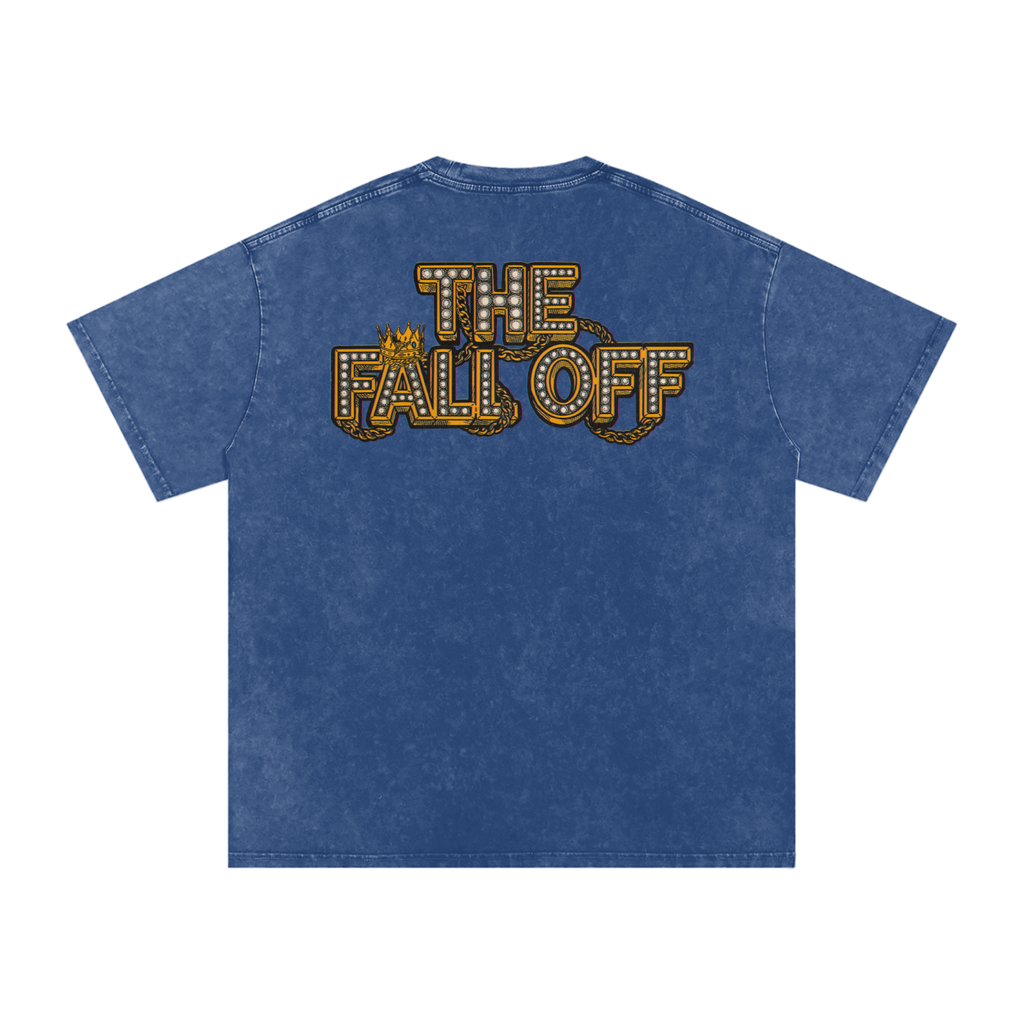 The Fall Off - Snow Washed Oversized Cotton T-Shirt