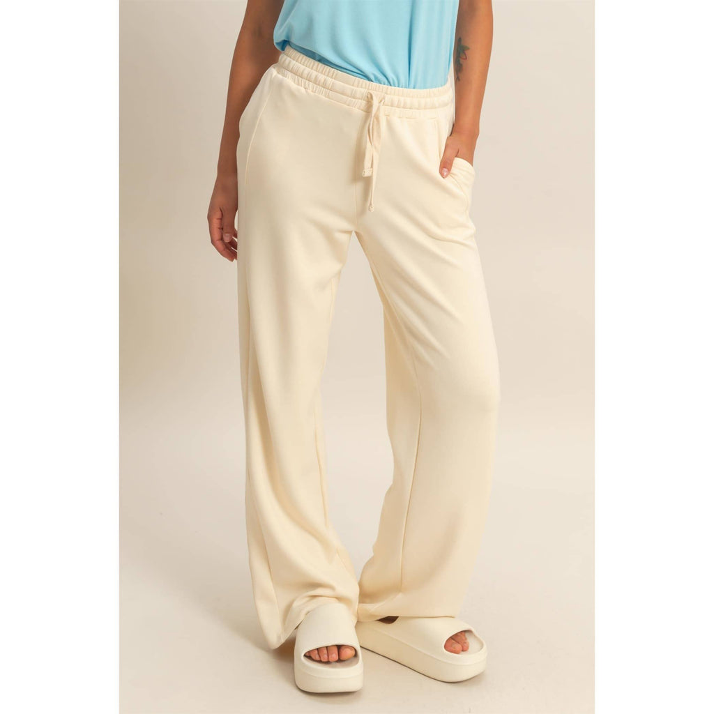 Azure Wide-Leg Pants