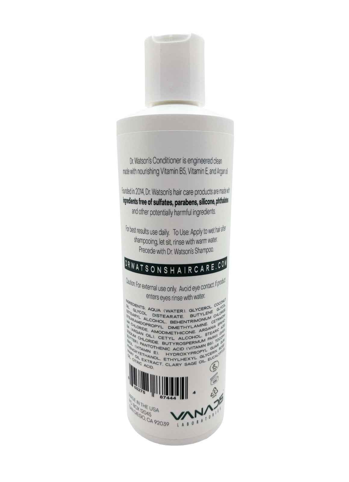 Dr. Watson's | Shampoo & Conditioner Duo | The Original | 16 Oz Each