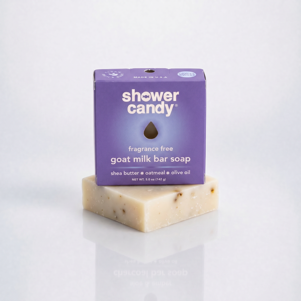 Fragrance Free Goat Milk Soap Bar | Shower Candy