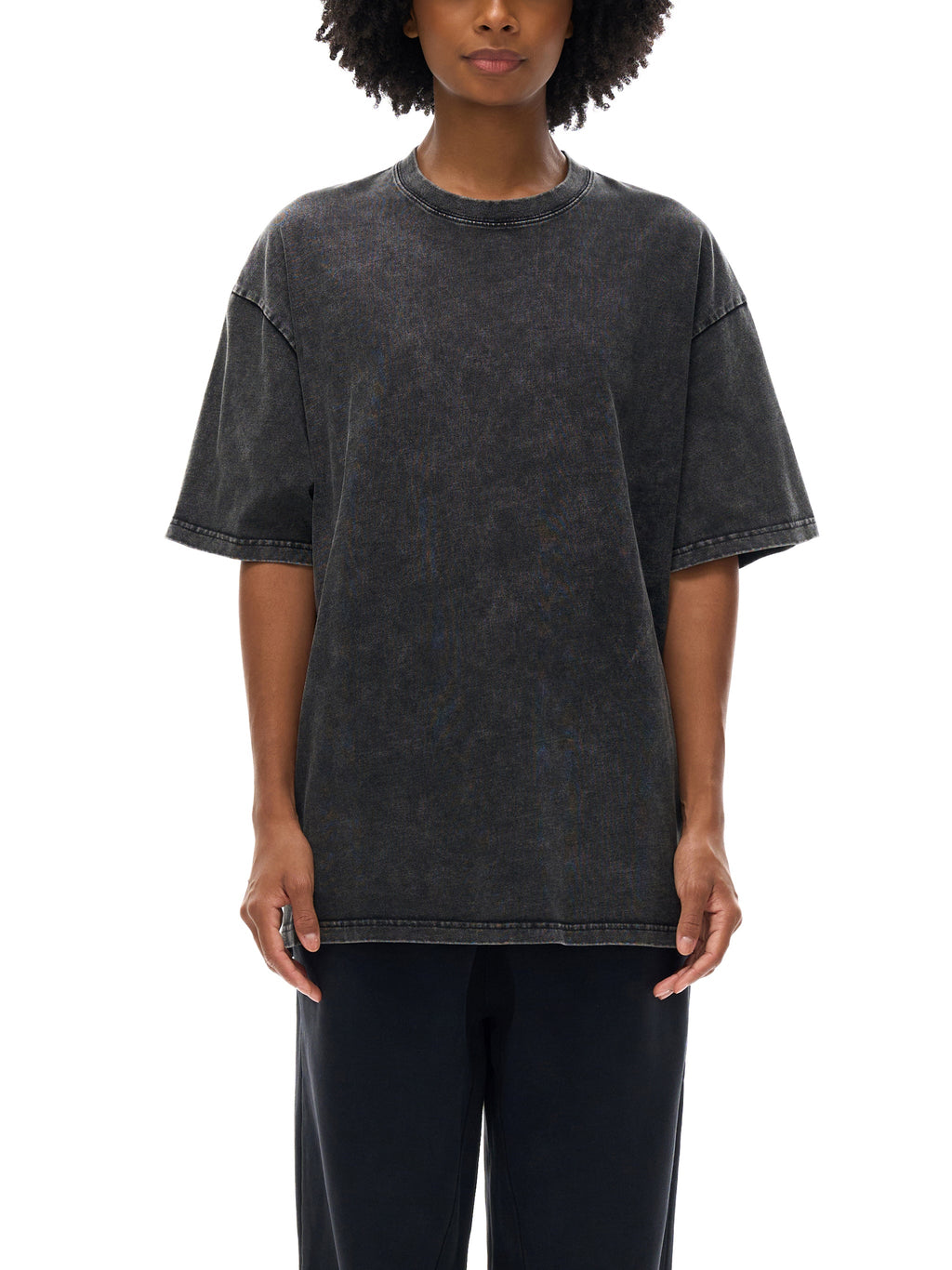 The Fall Off - Snow Washed Oversized Cotton T-Shirt