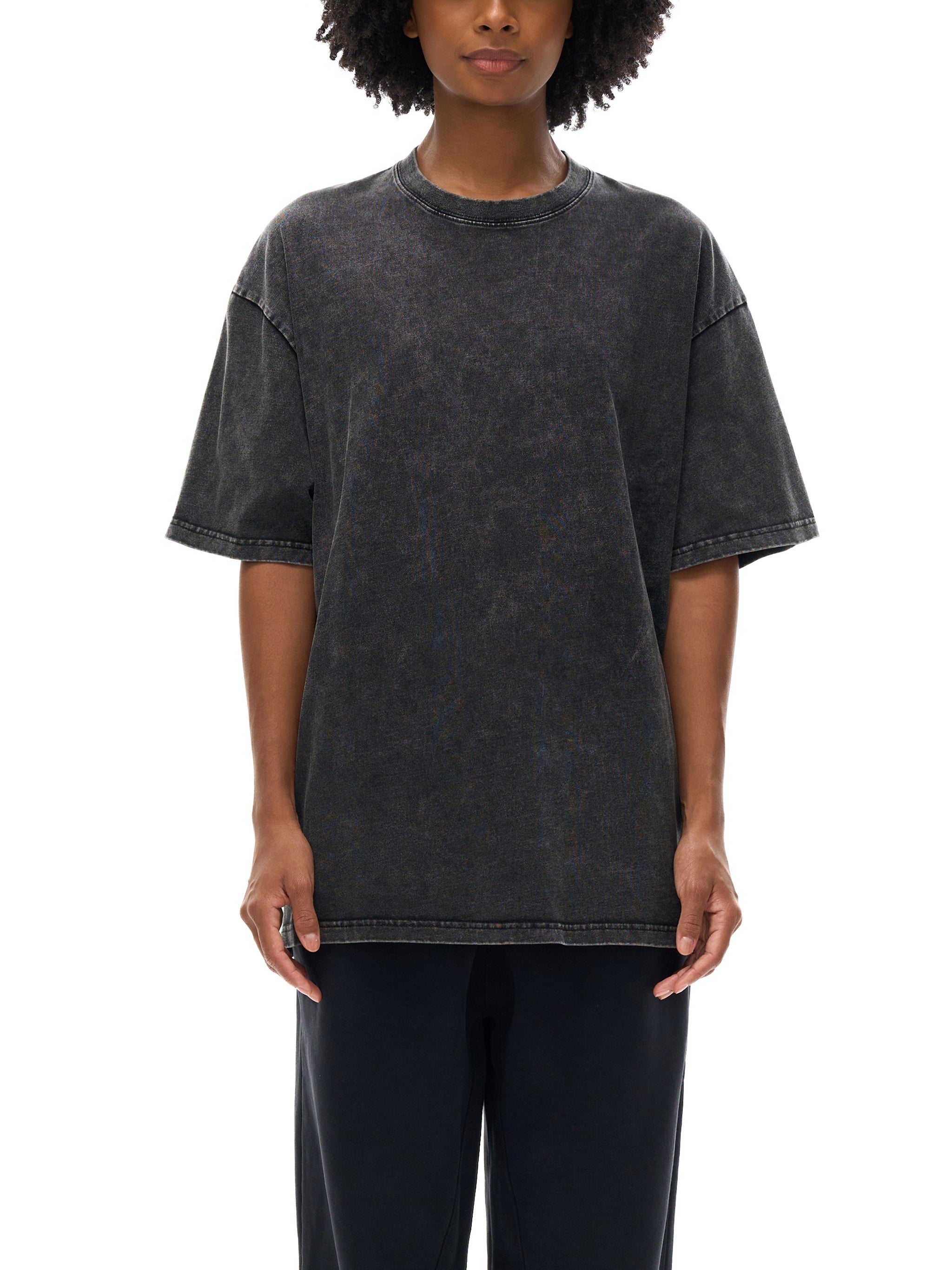 The Fall Off - Snow Washed Oversized Cotton T-Shirt